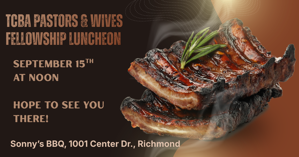 Pastor's and Wives Fellowship Luncheon