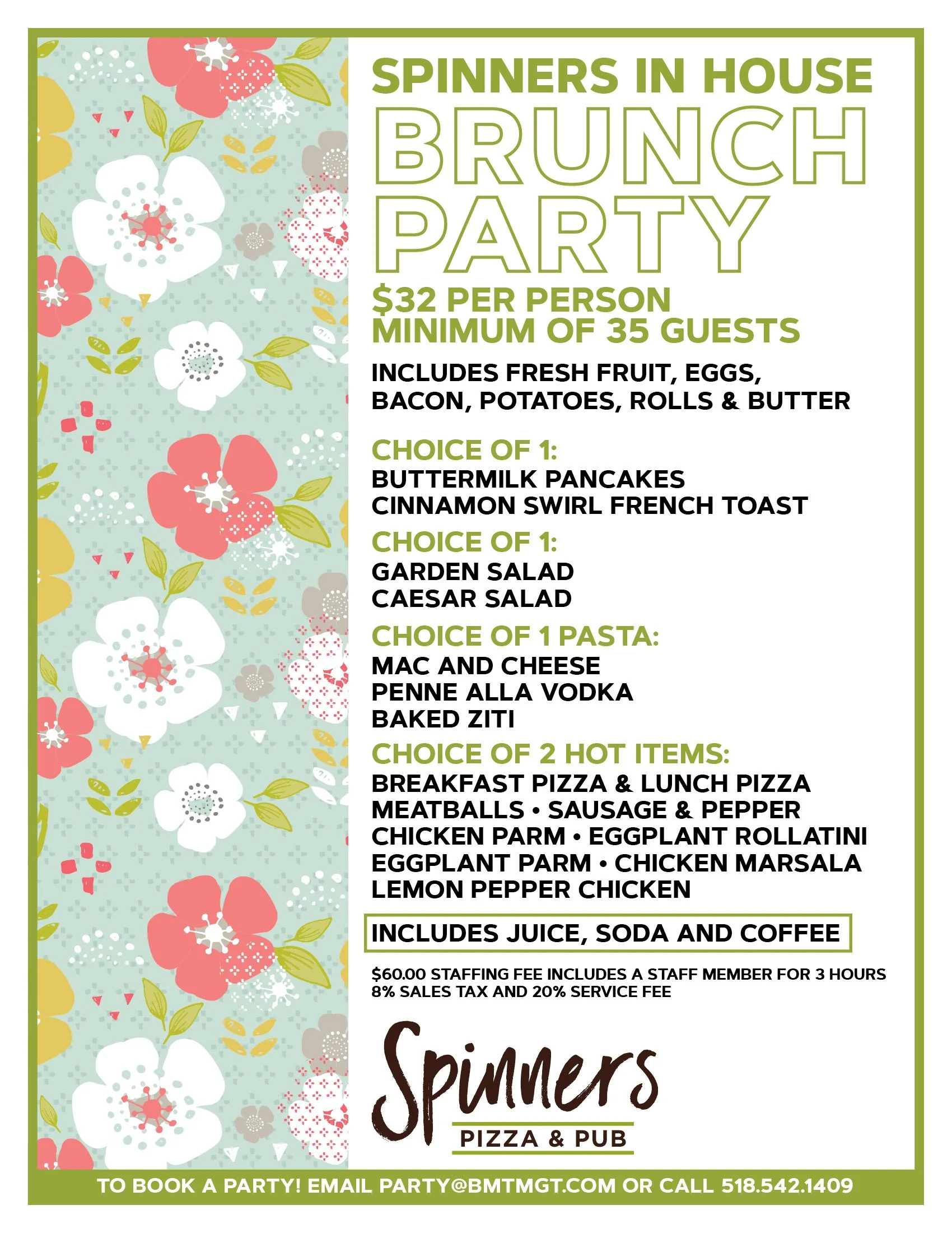 EVENT PACKAGES — Spinners