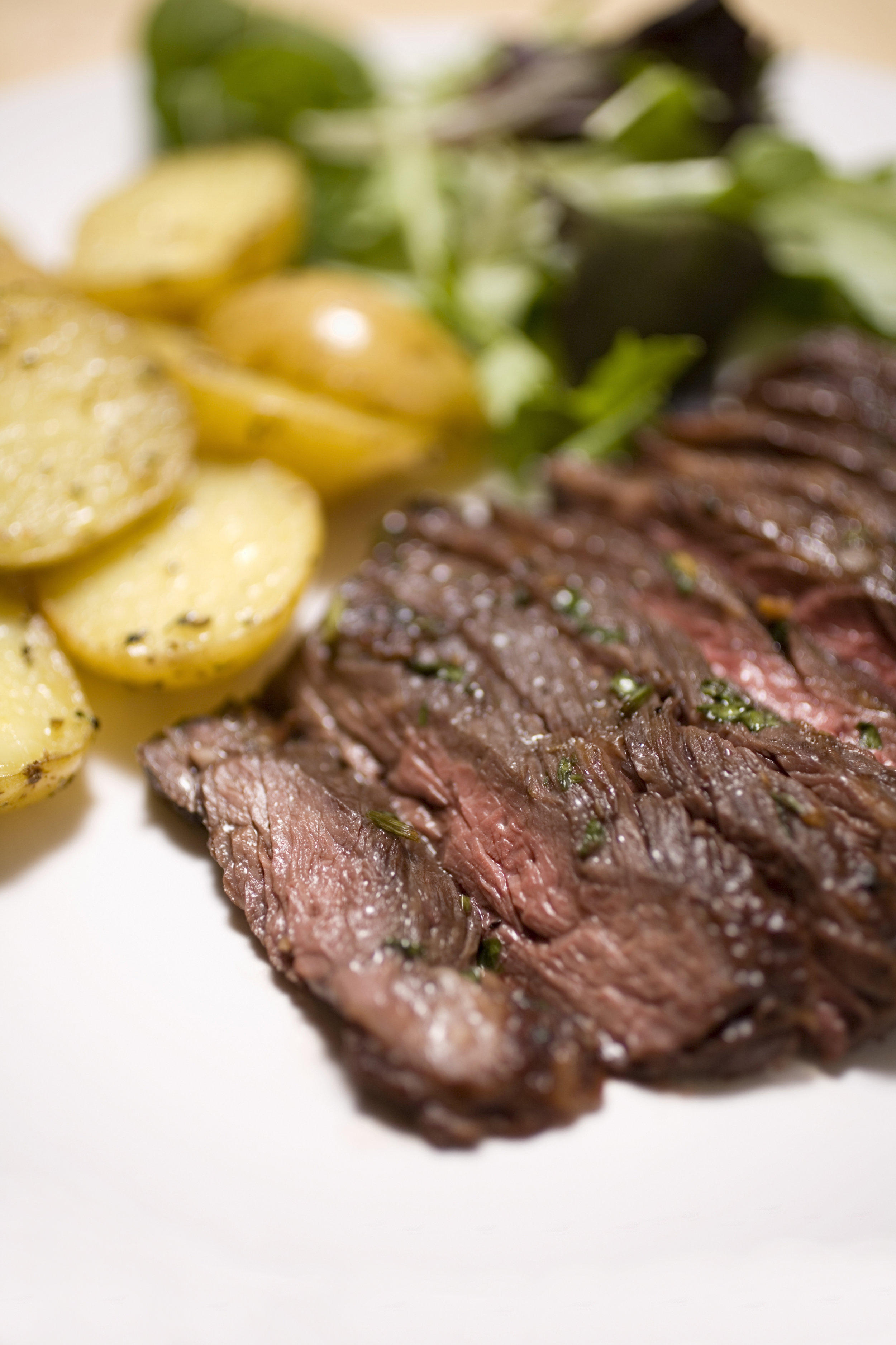 Brazilian Garlic Butter Steak made with Nurture Ranch Grass Fed Skirt Steak