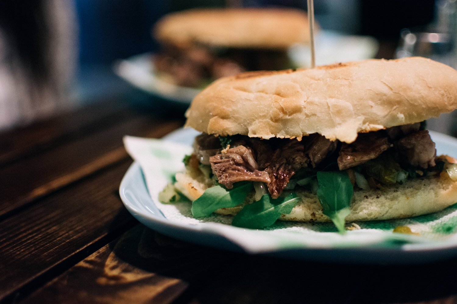 Argentinian Chimichurri Steak Sandwich made with Nurture Ranch Grass Fed Cube Steak