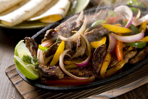 Nurture Steak Fajitas made with Nurture Ranch Grass Fed Steak.