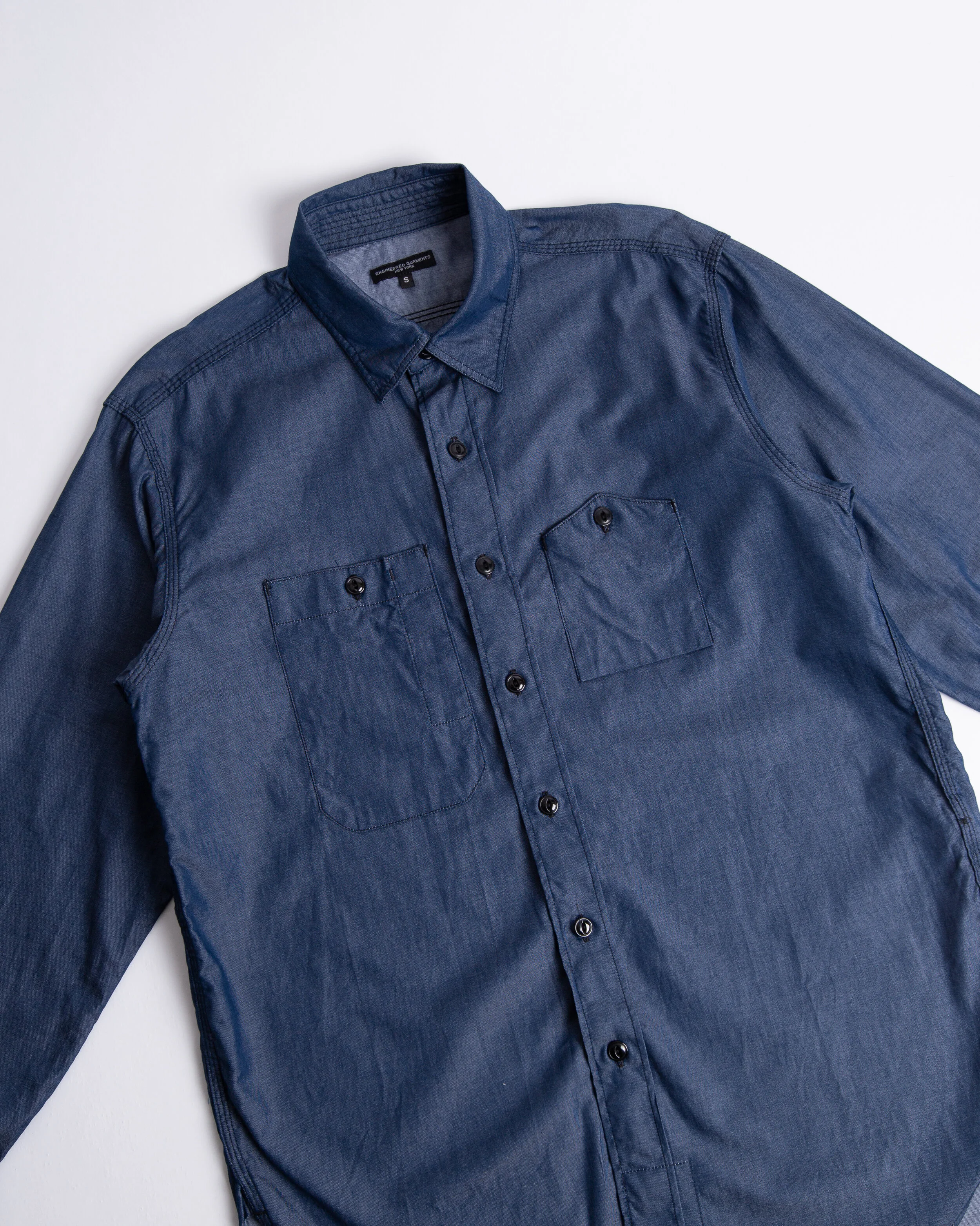 denim dark blue shirt