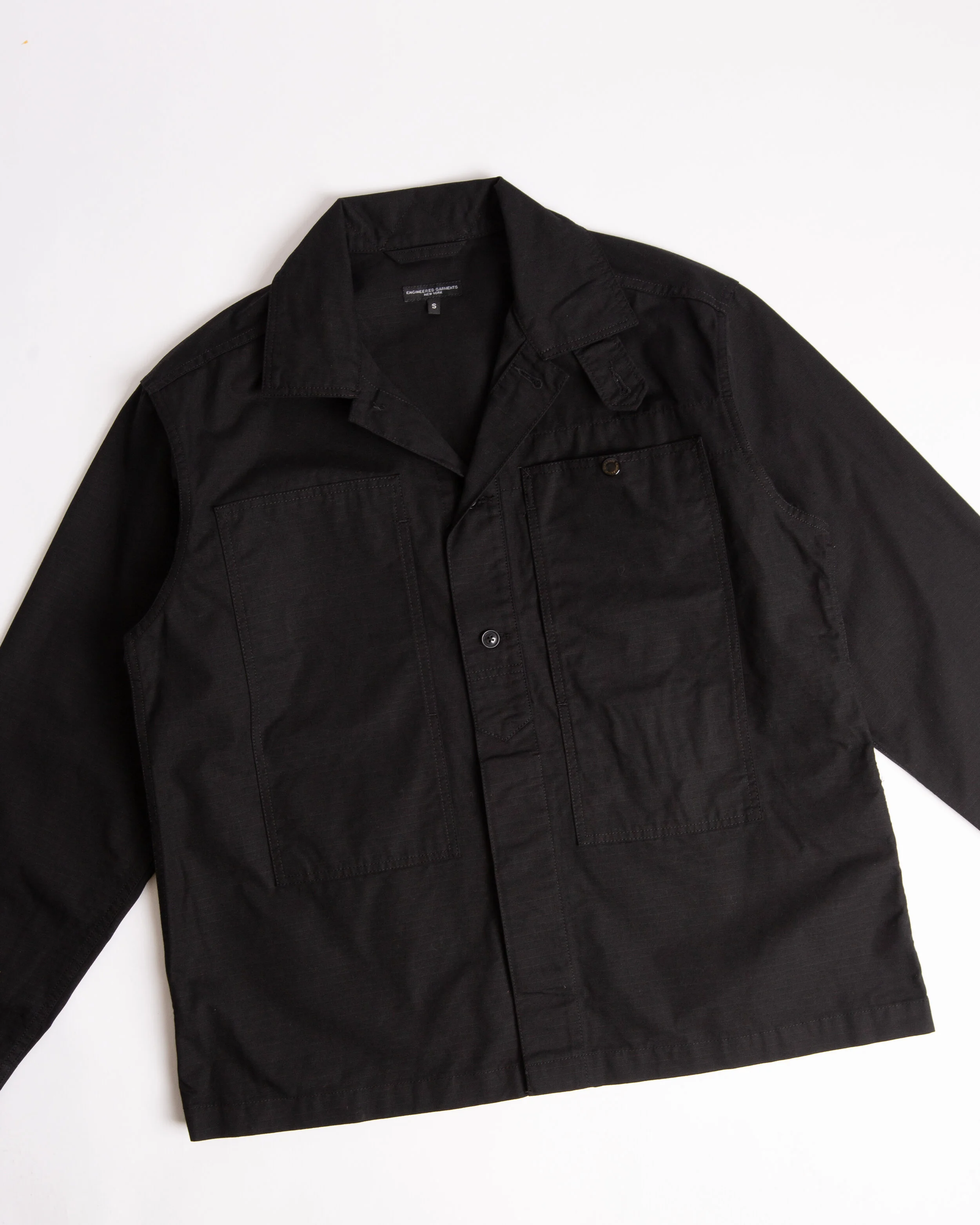 black fatigue jacket