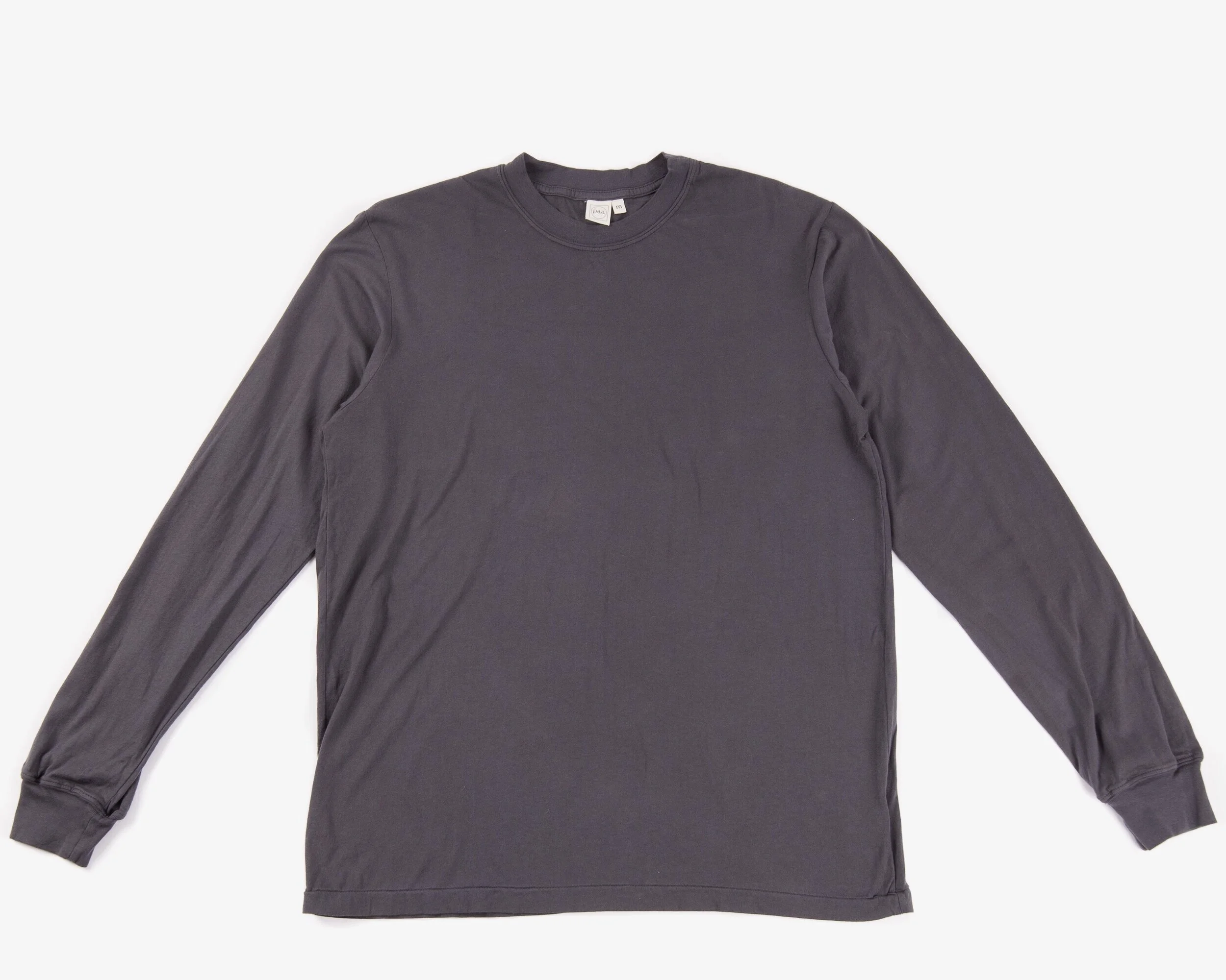 Long Sleeve Tee Two in Dark Grey 