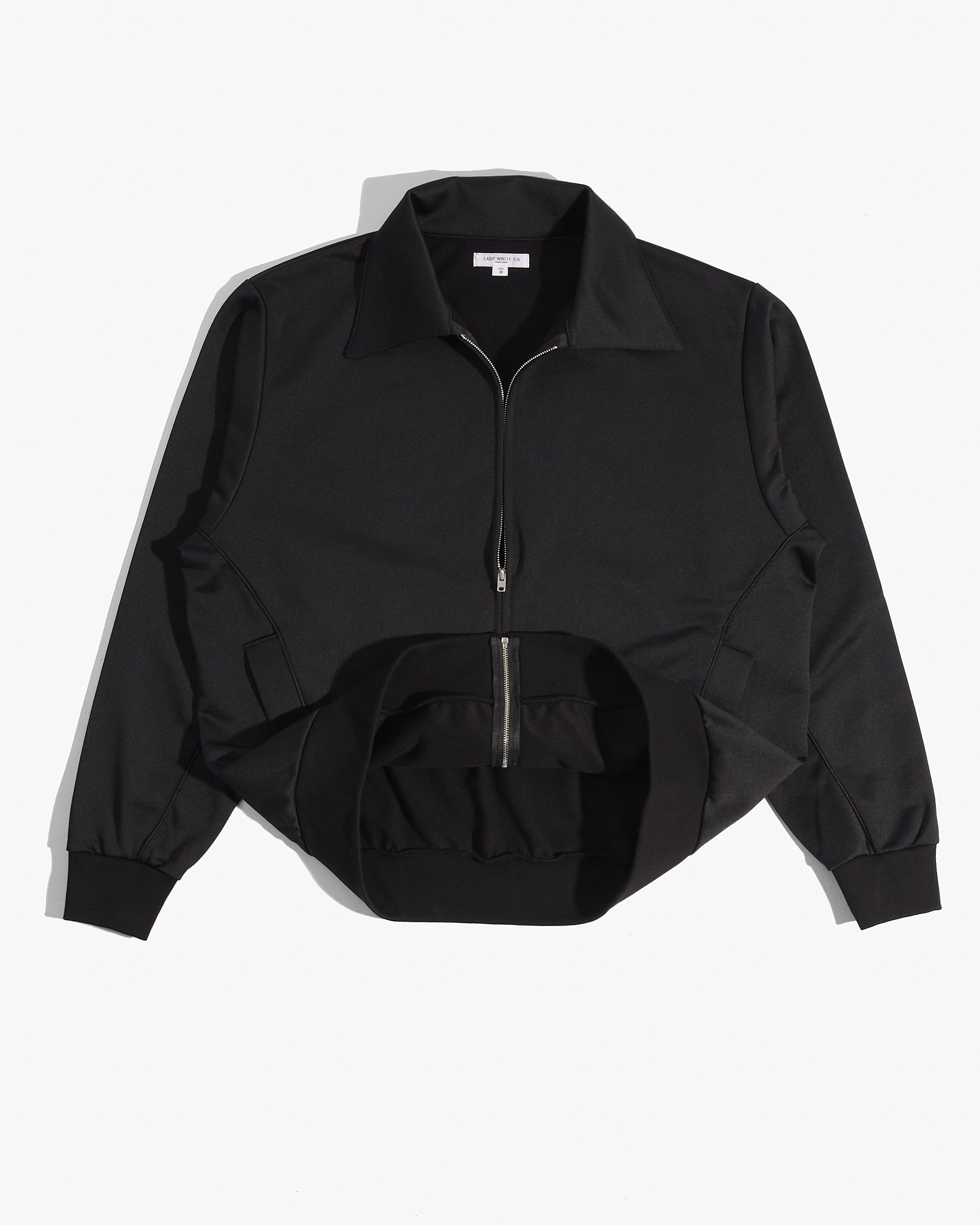 Piping Track Jacket in Black — East • West