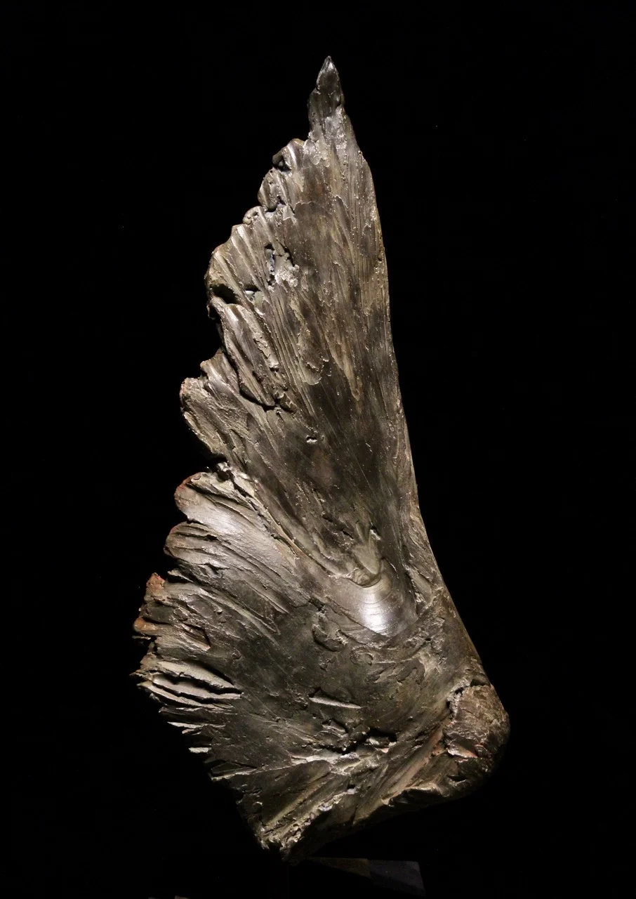 Wing I, plaster for monumental bronze, maquette