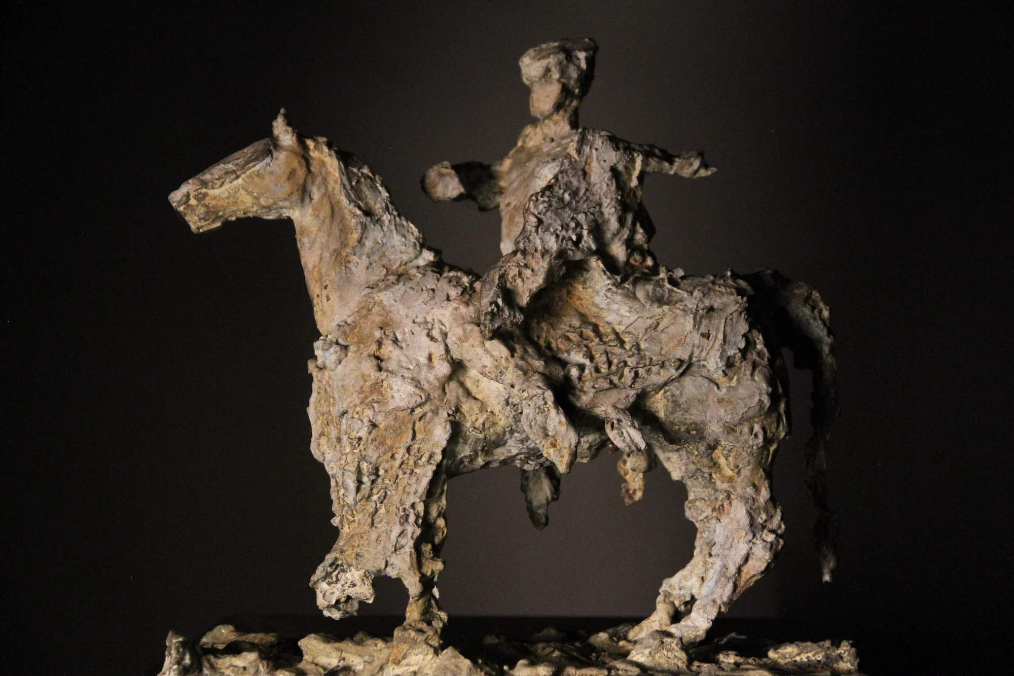 Chevalier , bronze, maquette, edition of 9