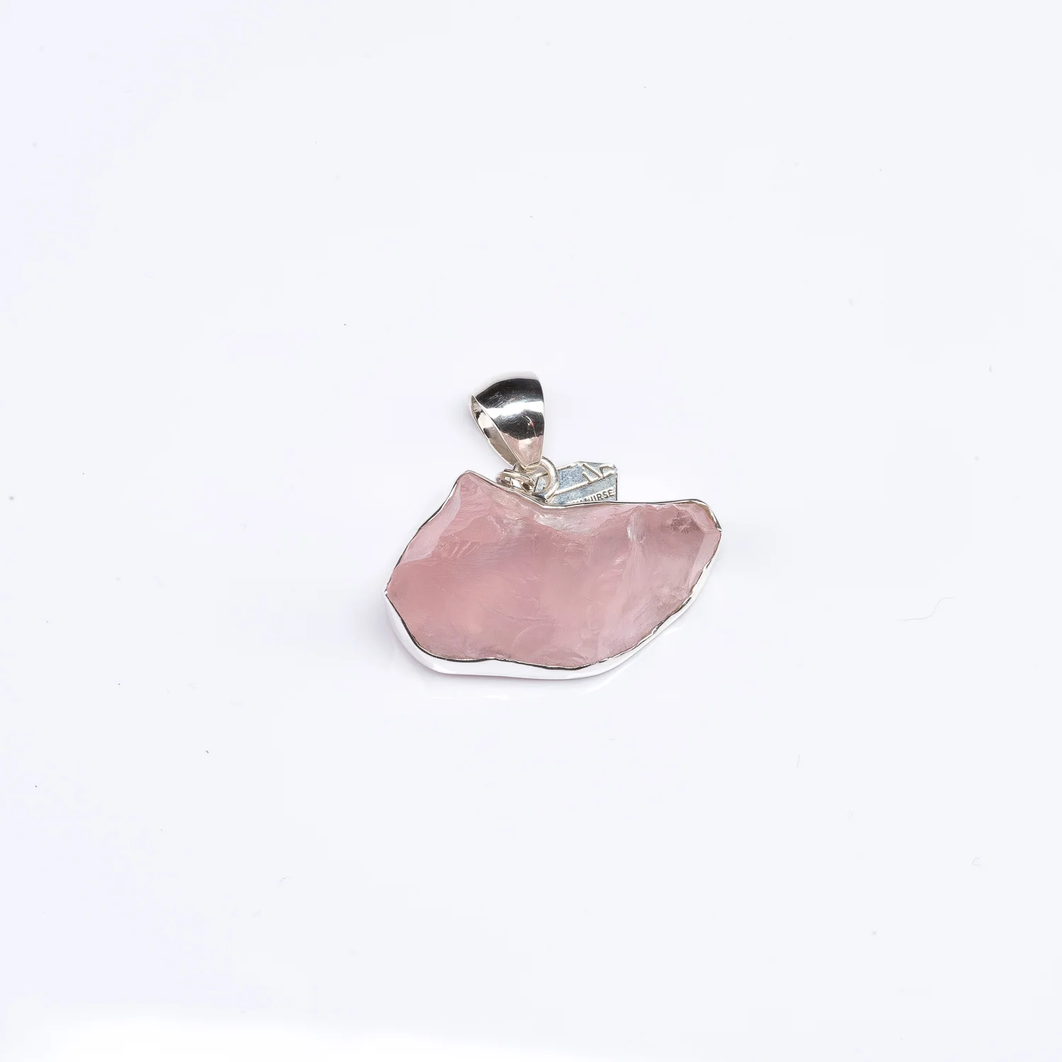 M Rose Quartz Cluster Pendant