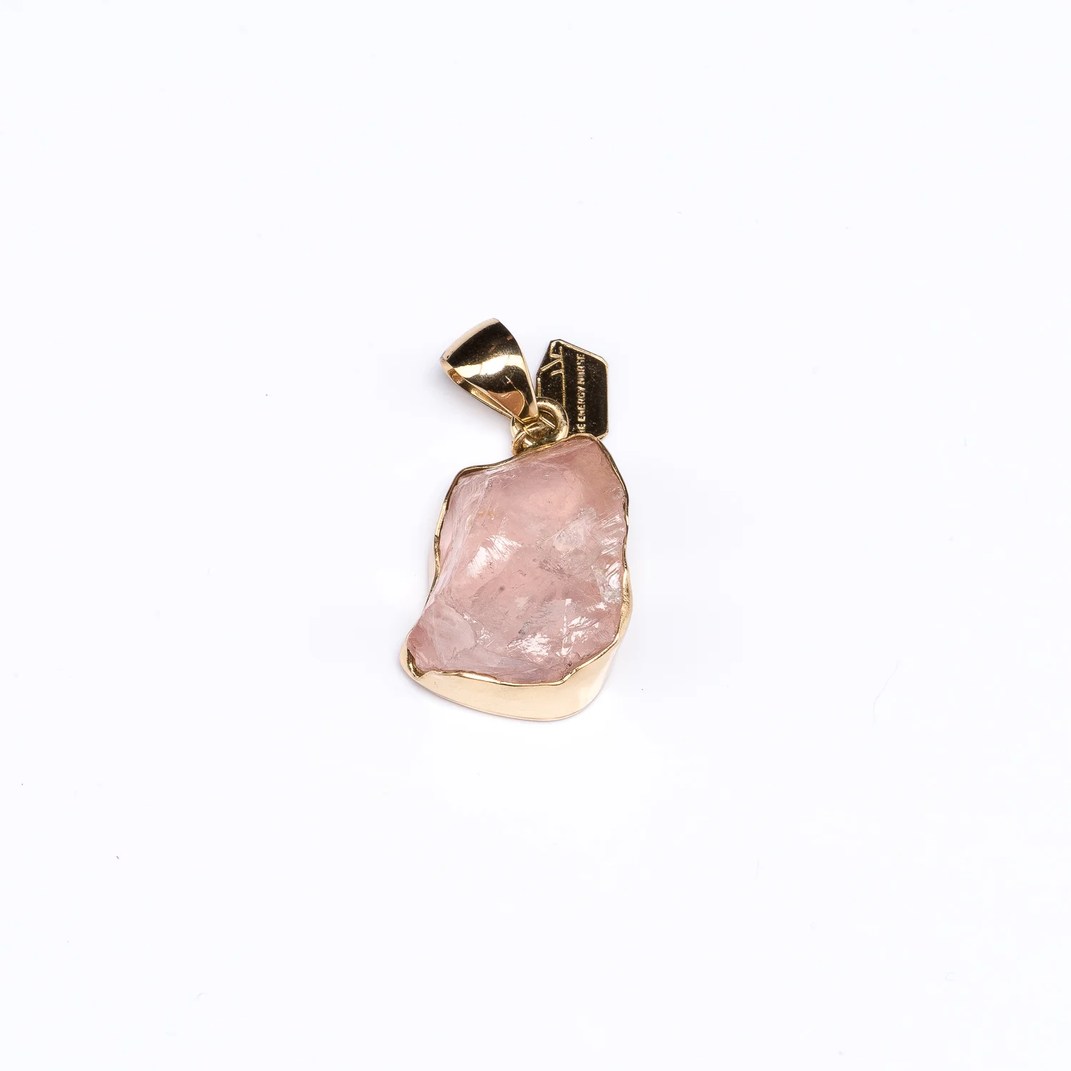 M Rose Quartz Cluster Pendant