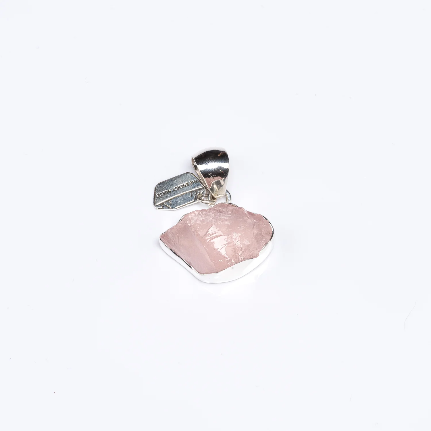 S Rose Quartz Cluster Pendant