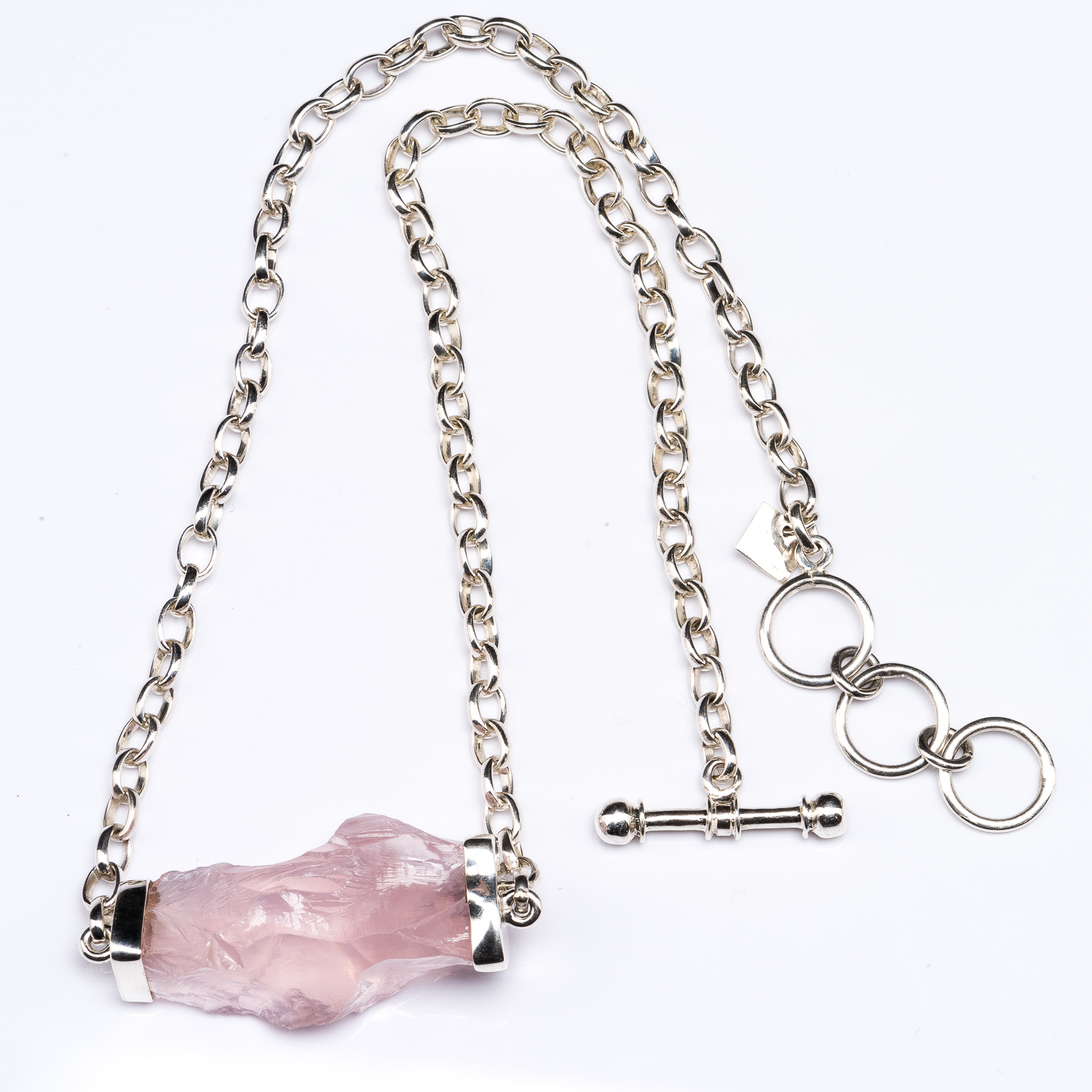 XL Rose Quartz Necklace
