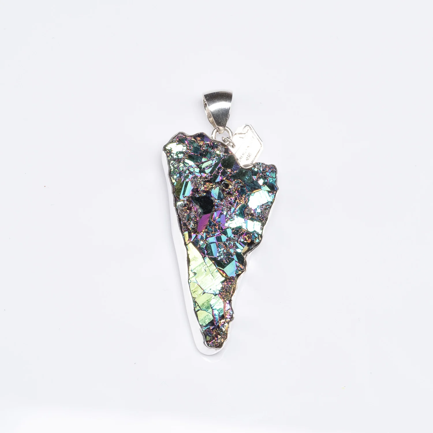 L Titanium Quartz Pendant