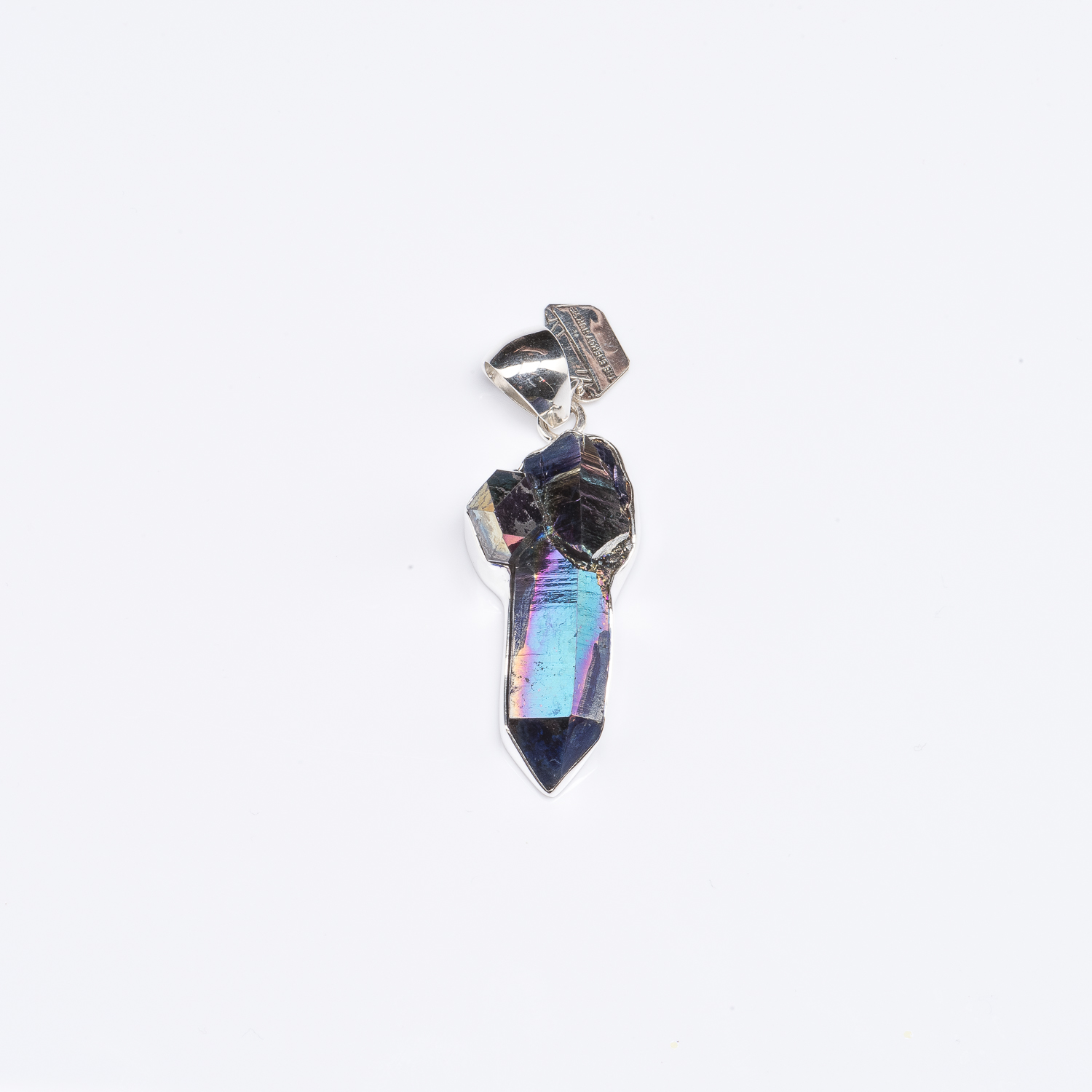 S Titanium Quartz Pendant