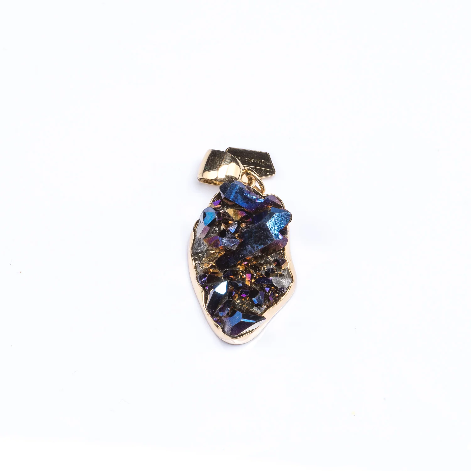 S Titanium Quartz Pendant