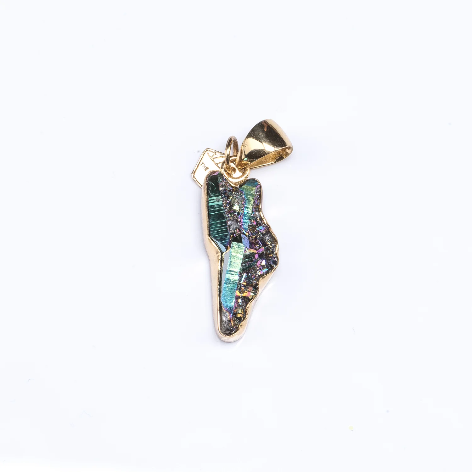 S Titanium Quartz Pendant
