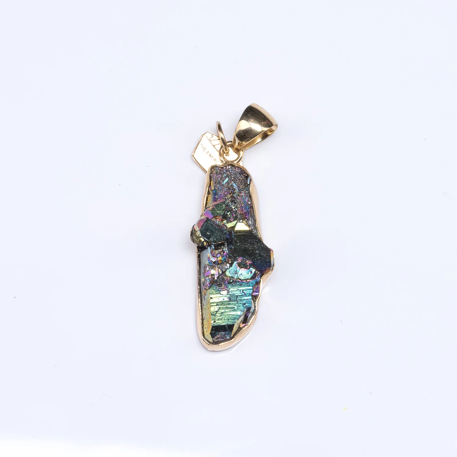 S Titanium Quartz Pendant