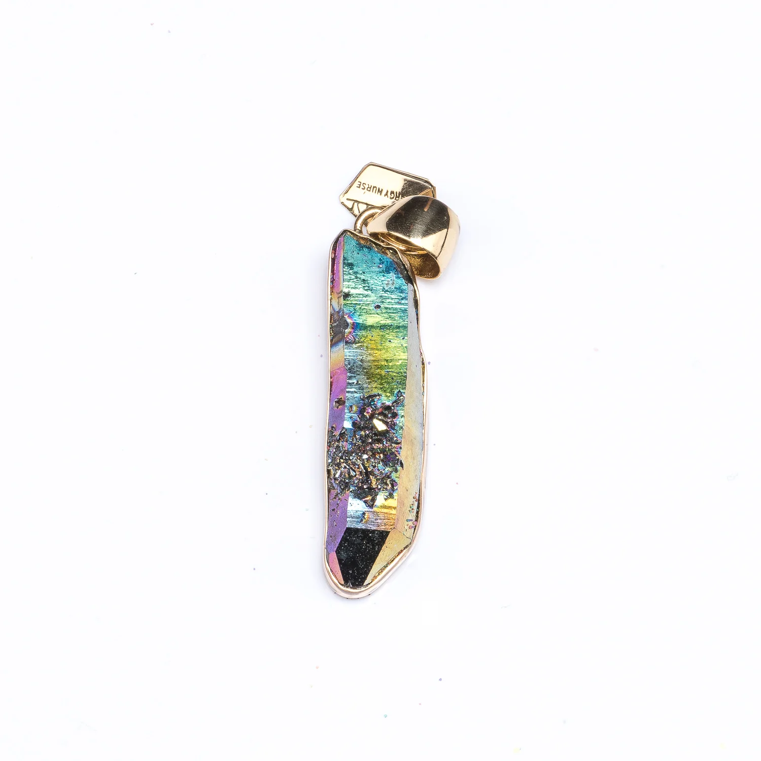 S Titanium Quartz Pendant