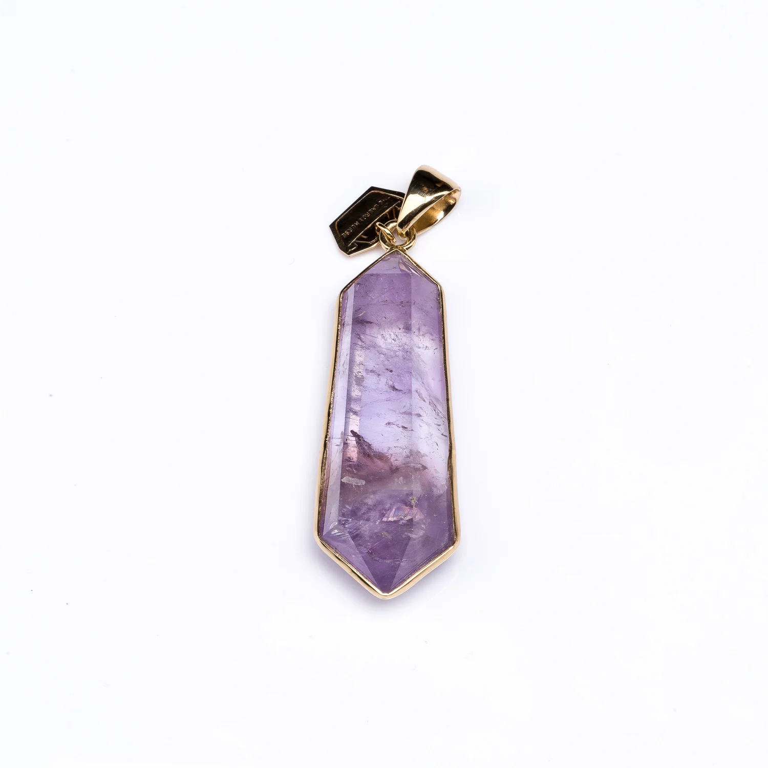 L Amethyst Point Pendant 