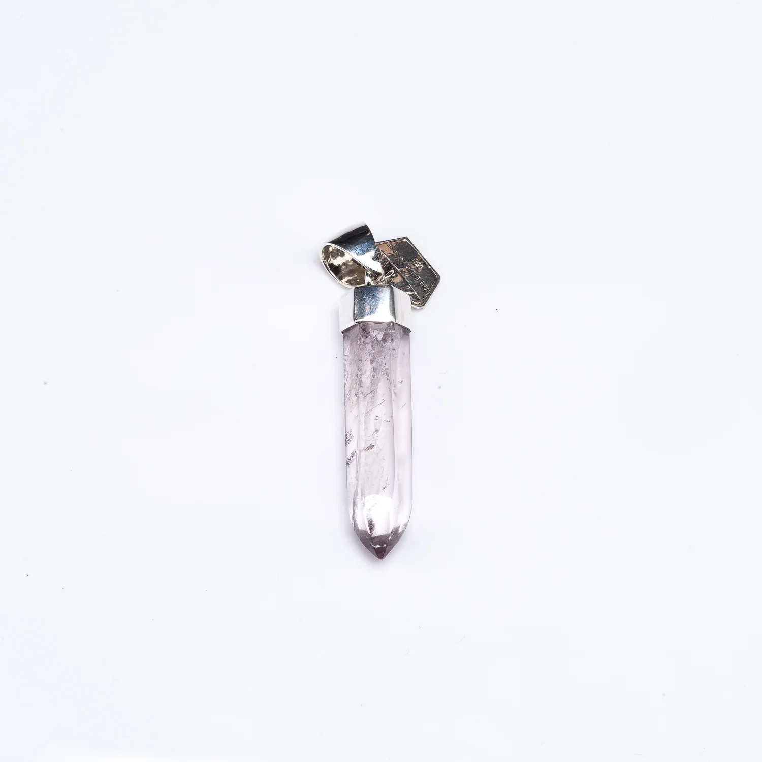 S Amethyst Capped Point Pendant