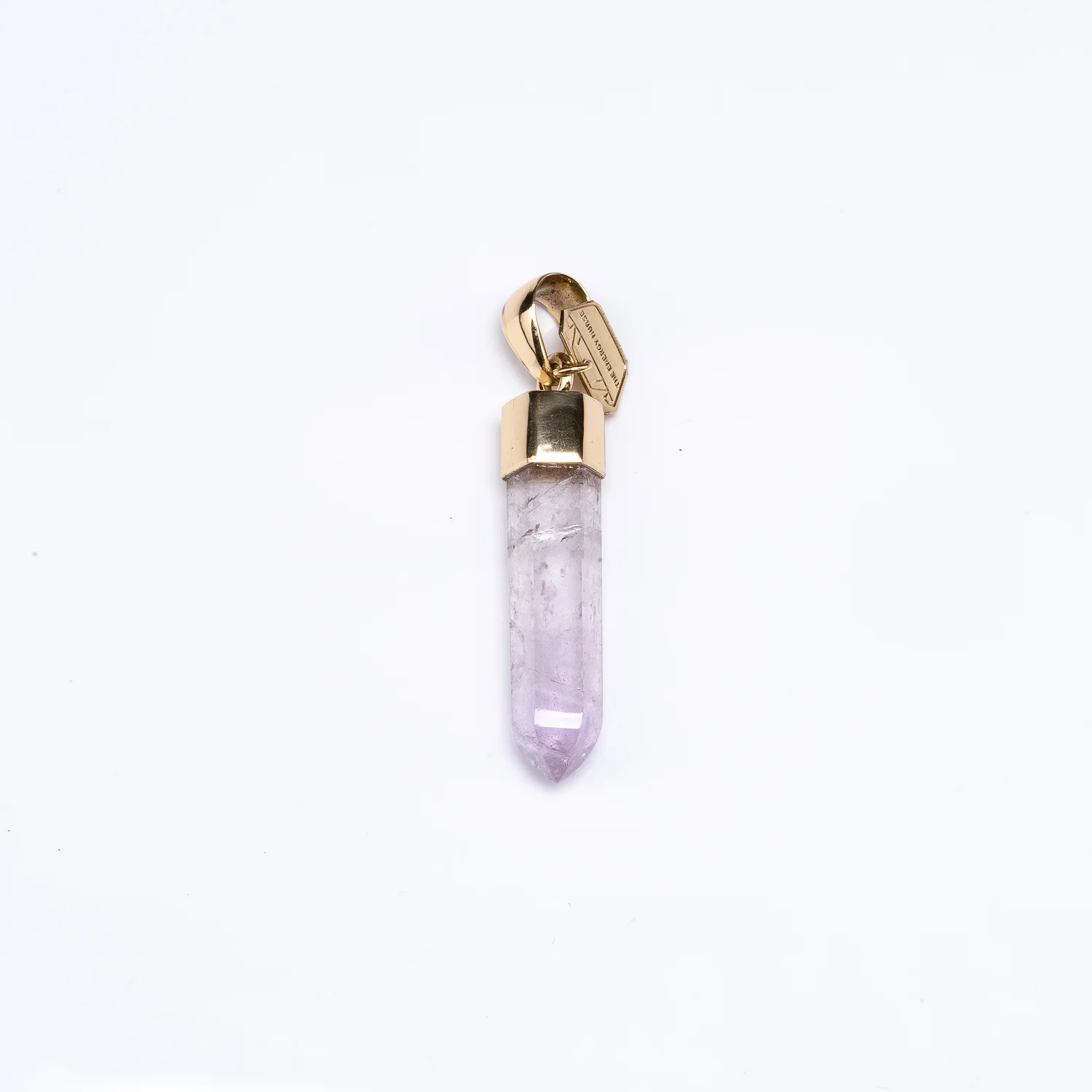 S Amethyst Capped Point Pendant