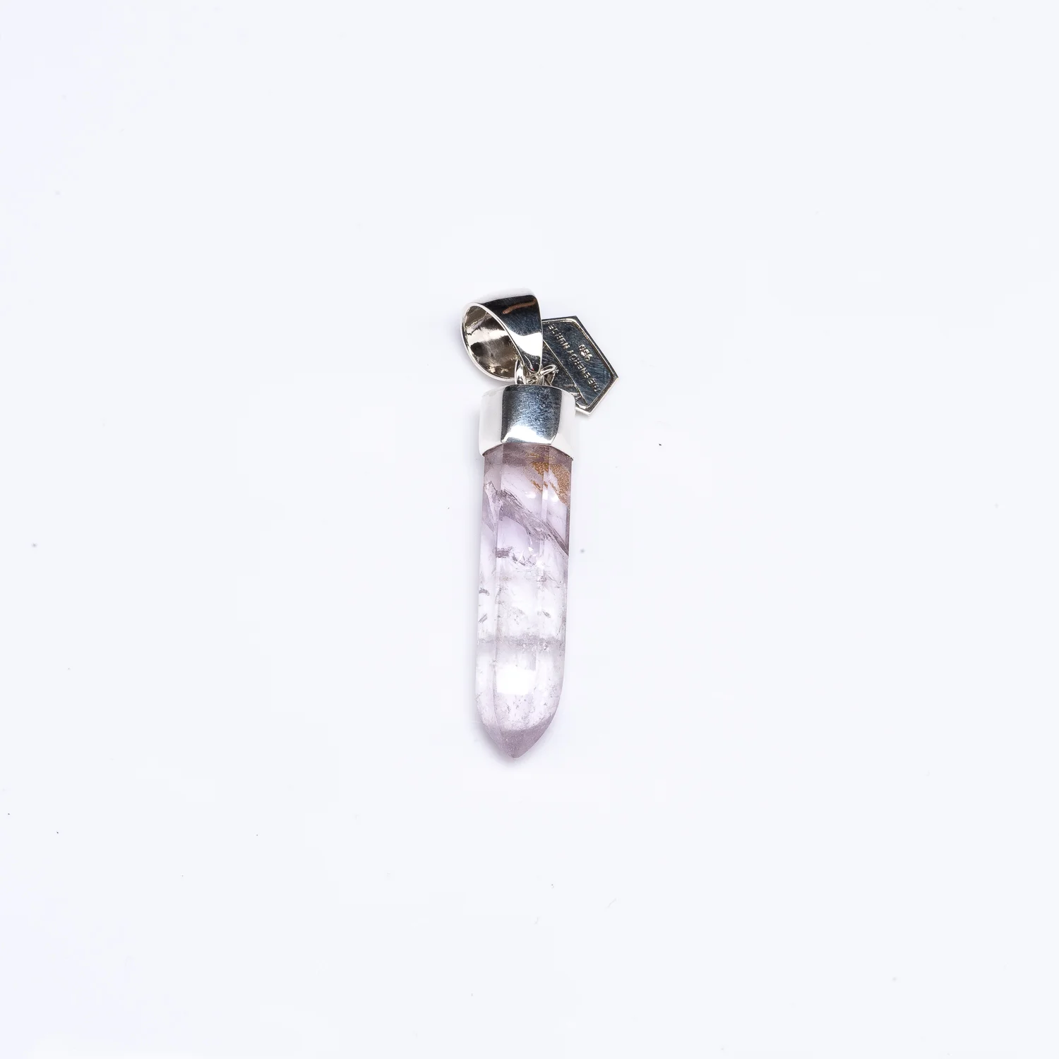 S Amethyst Capped Point Pendant