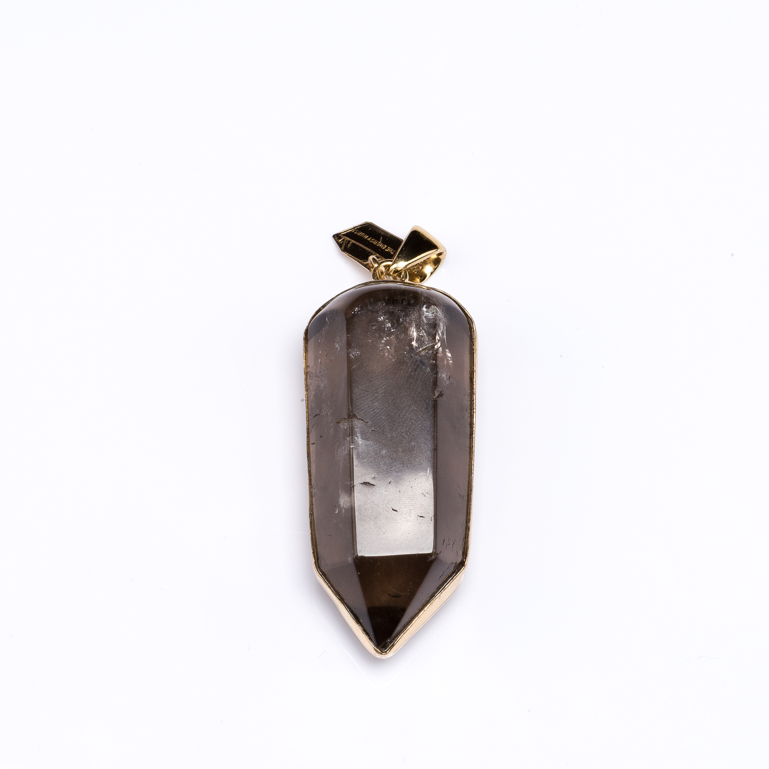 XL Smokey Quartz Point Pendant