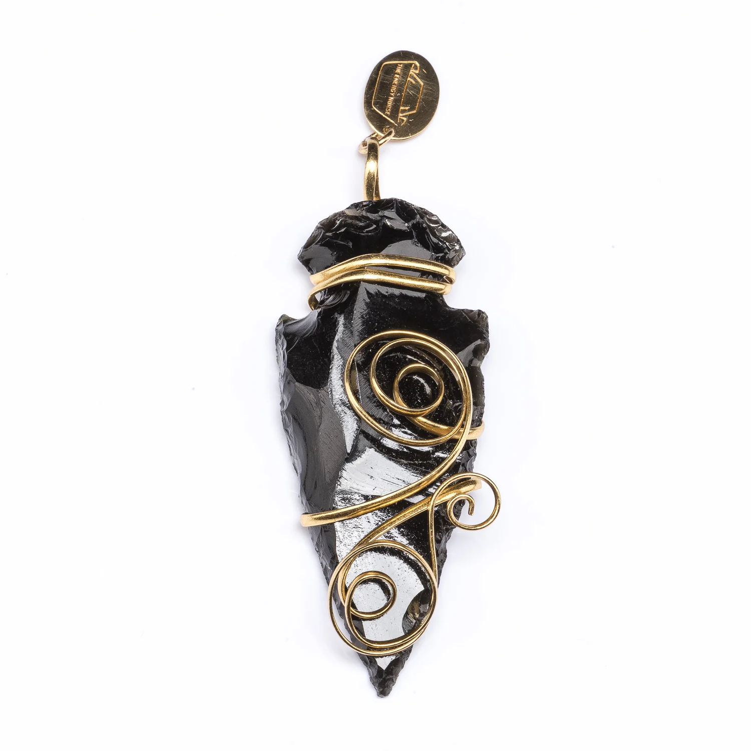 XL Wrapped Arrowhead Pendant