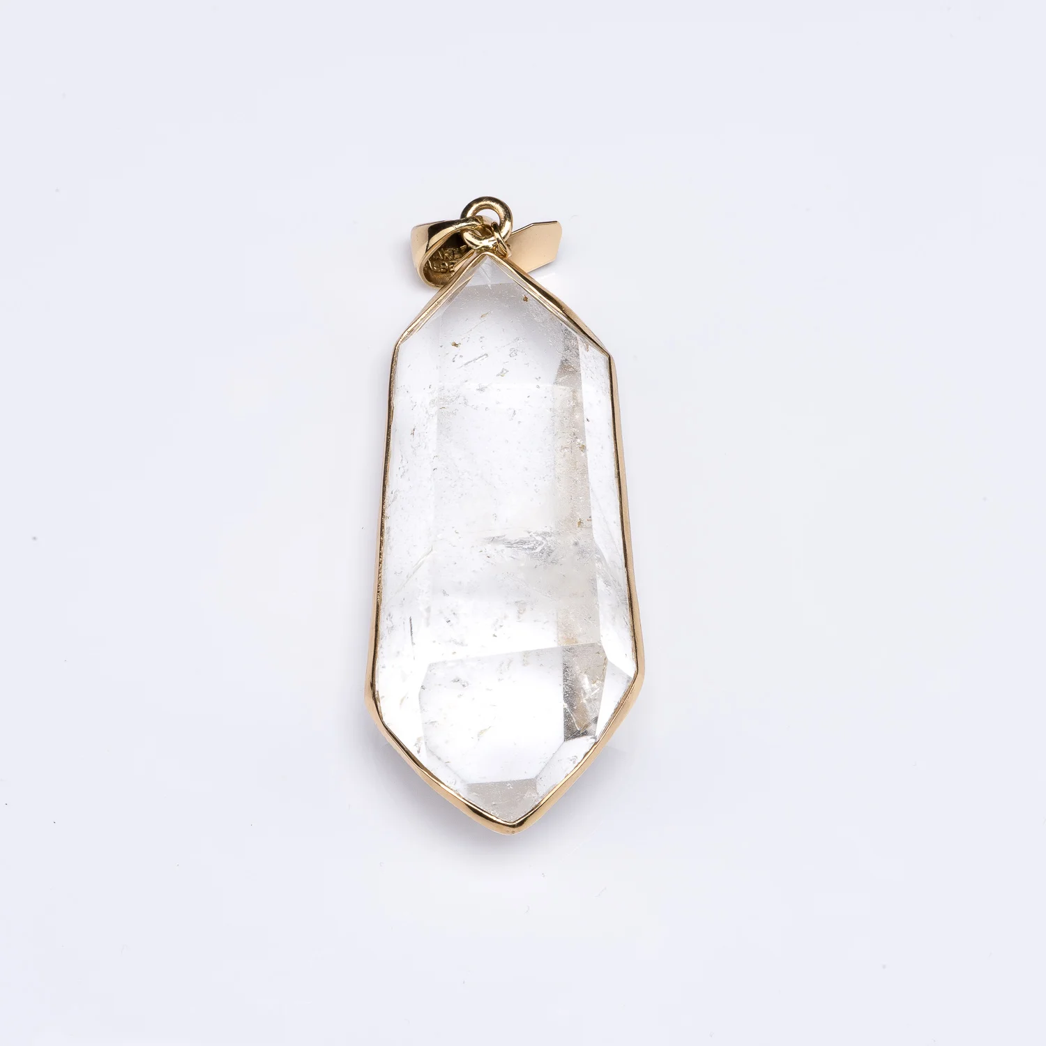 XL Clear Quartz Point Pendant