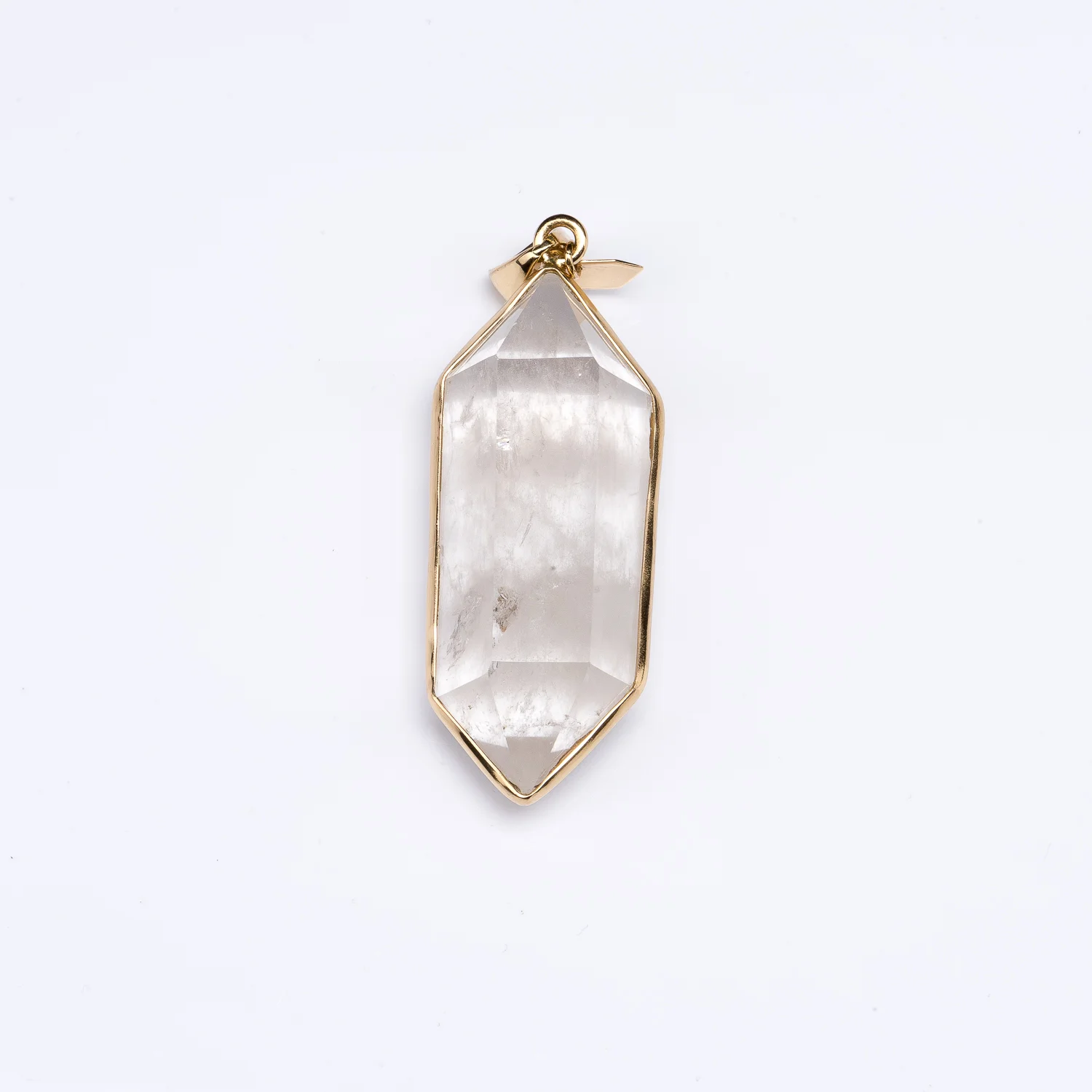 XL Clear Quartz Pendant