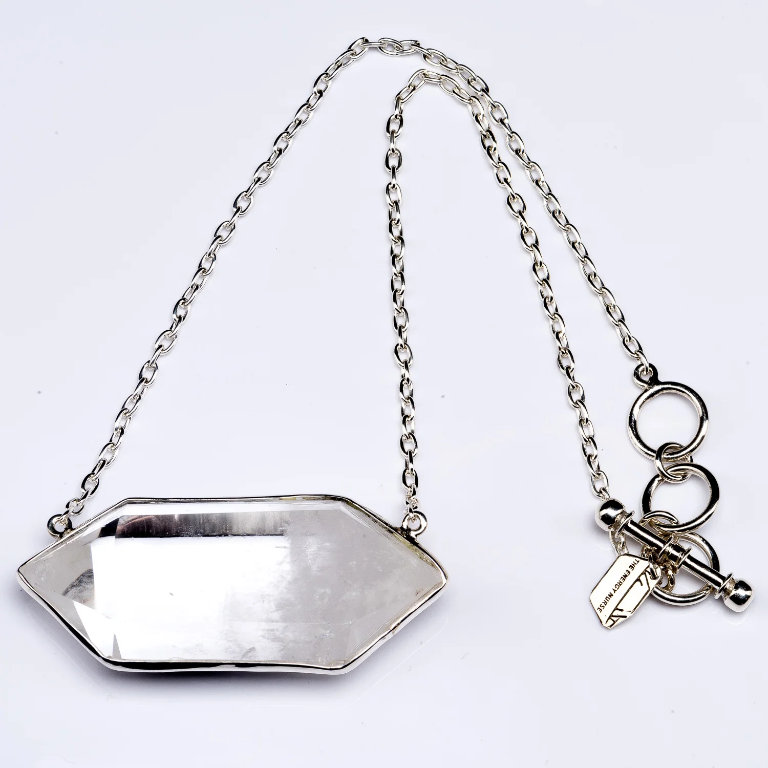 XL Clear Quartz Point Necklace