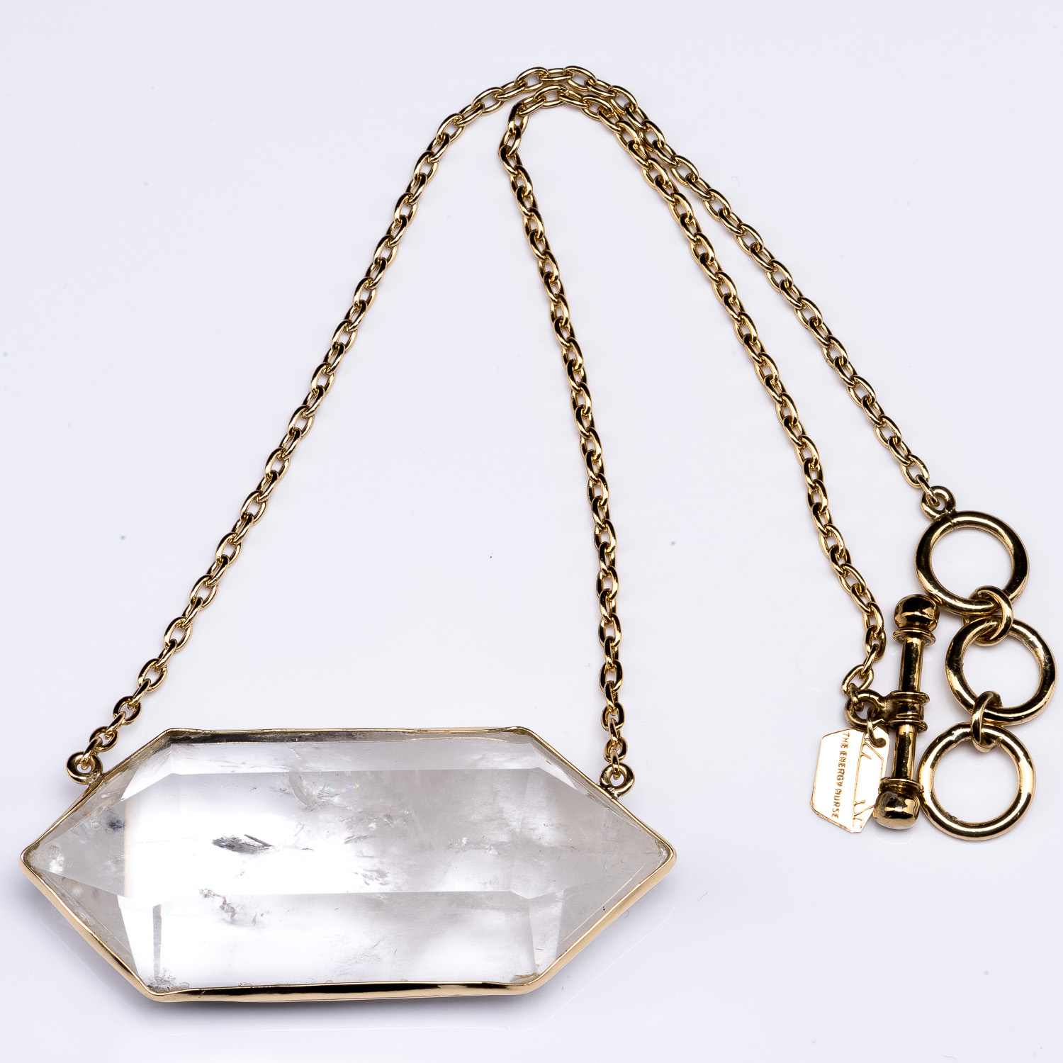 XL Clear Quartz Point Necklace