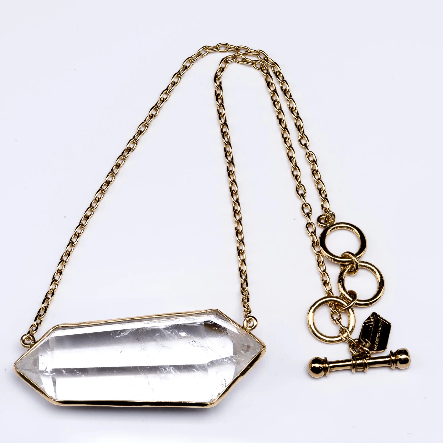 XL Clear Quartz Point Necklace