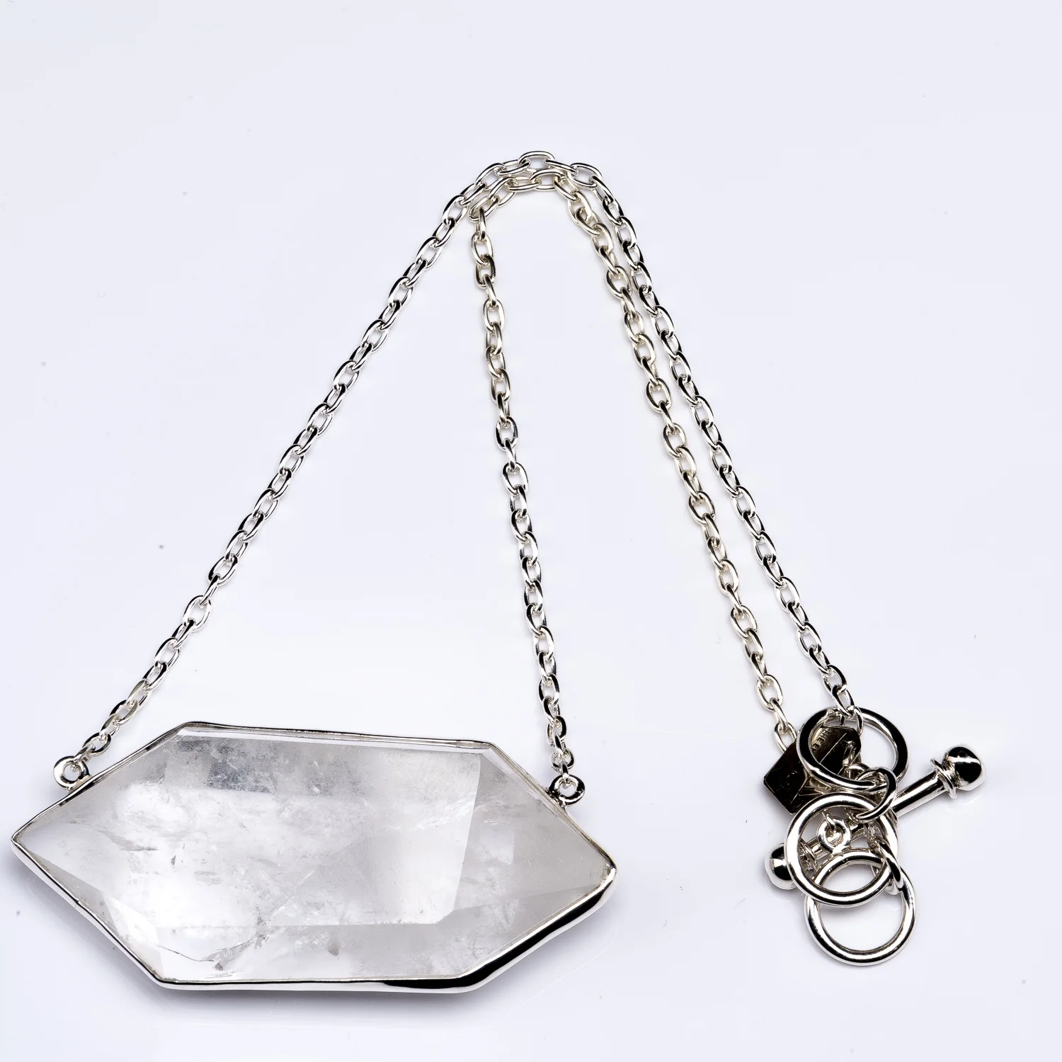 XL Clear Quartz Point Necklace