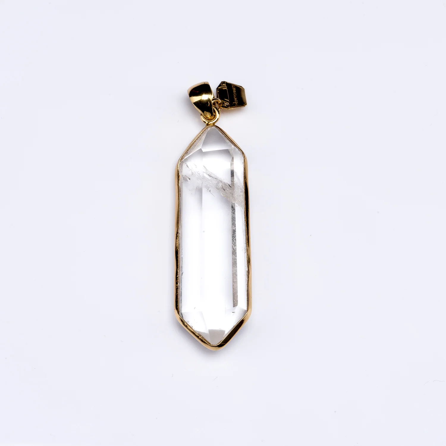 L Clear Quartz Point Pendant