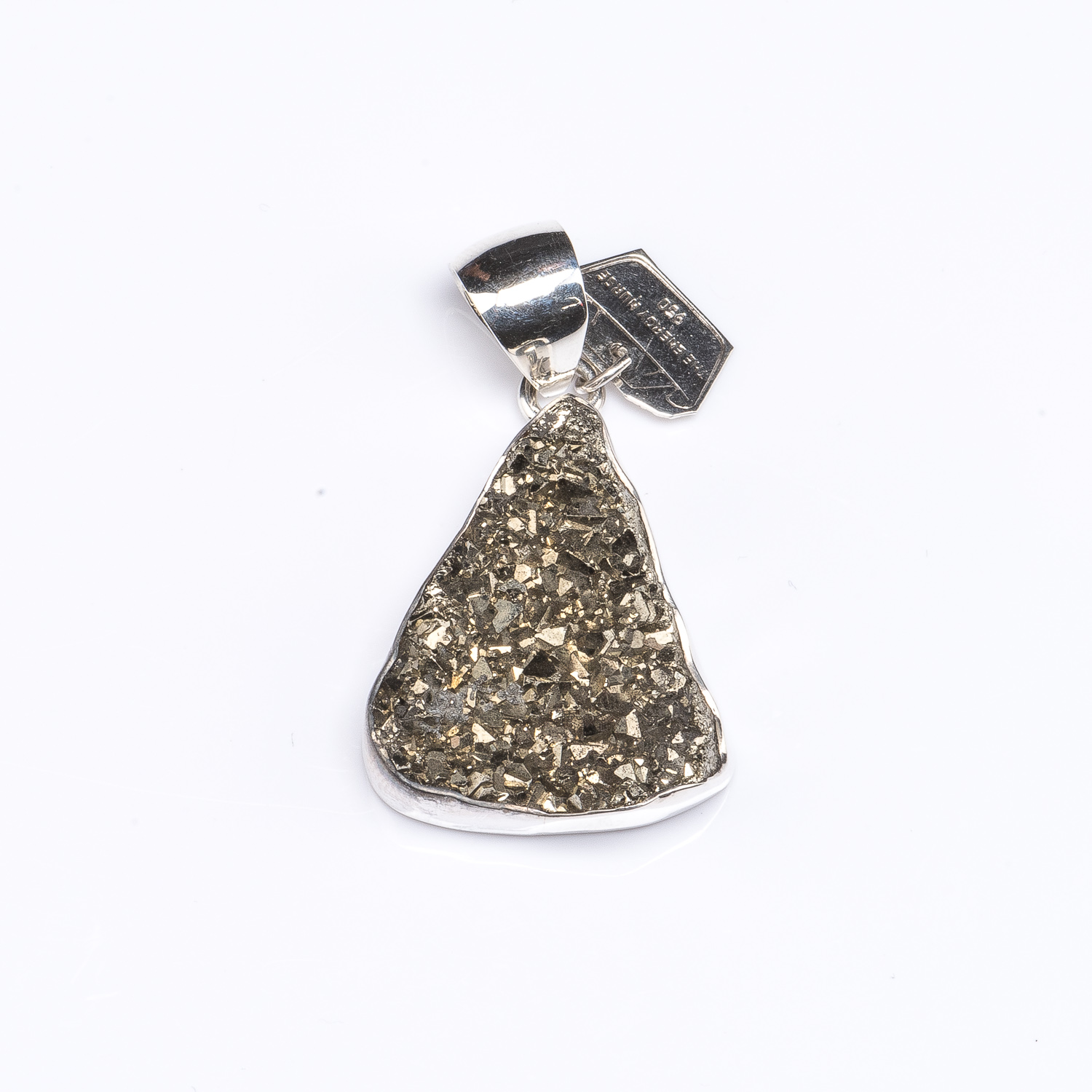 M Pyrite Pendant
