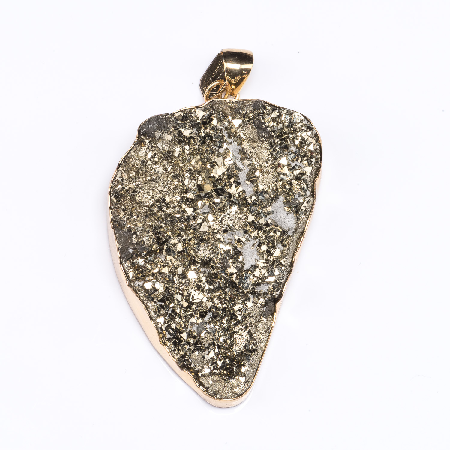 XL Pyrite Pendant