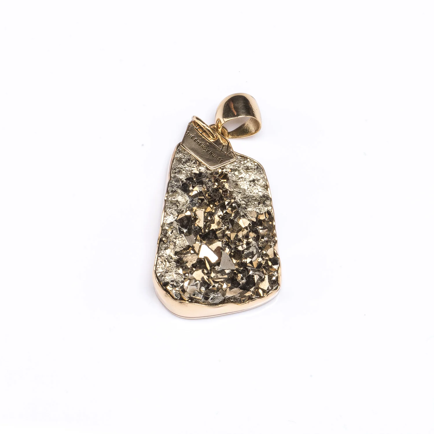 L Pyrite Pendant