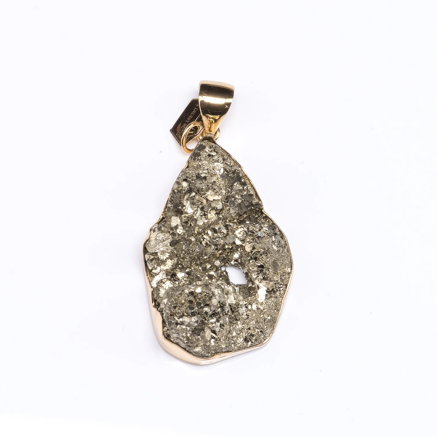 XL Pyrite Pendant
