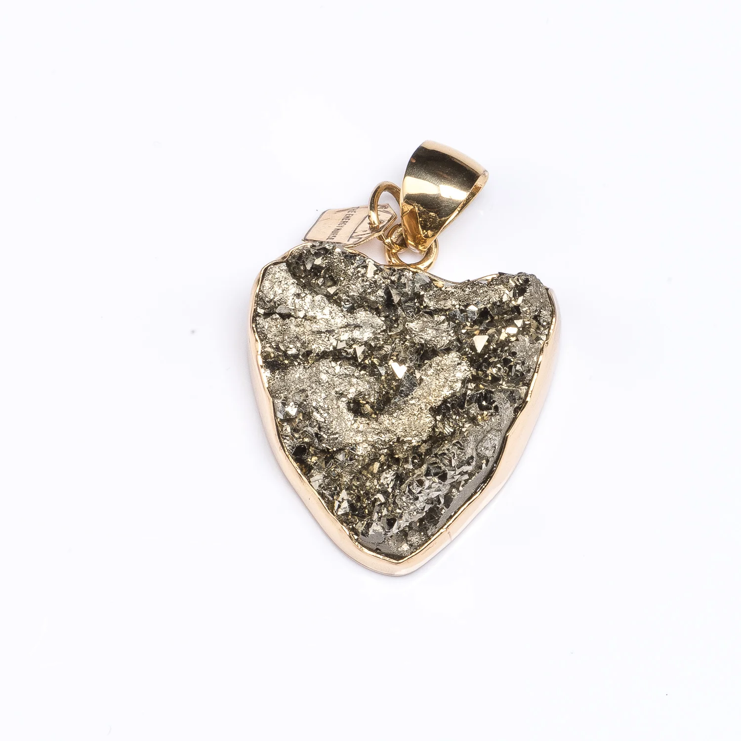 L Pyrite Pendant