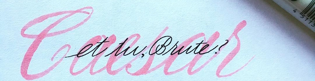 My first spencerian post on this account. Notice how ugly it looks.