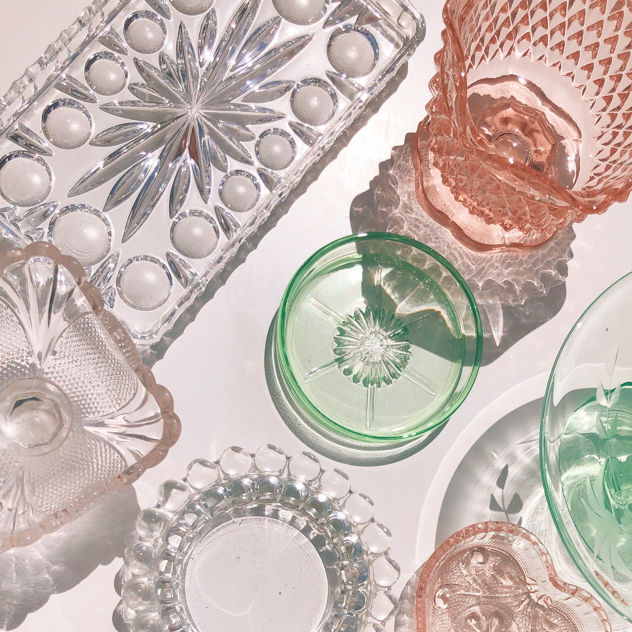 Vintage Crystal Vanity Catch-All