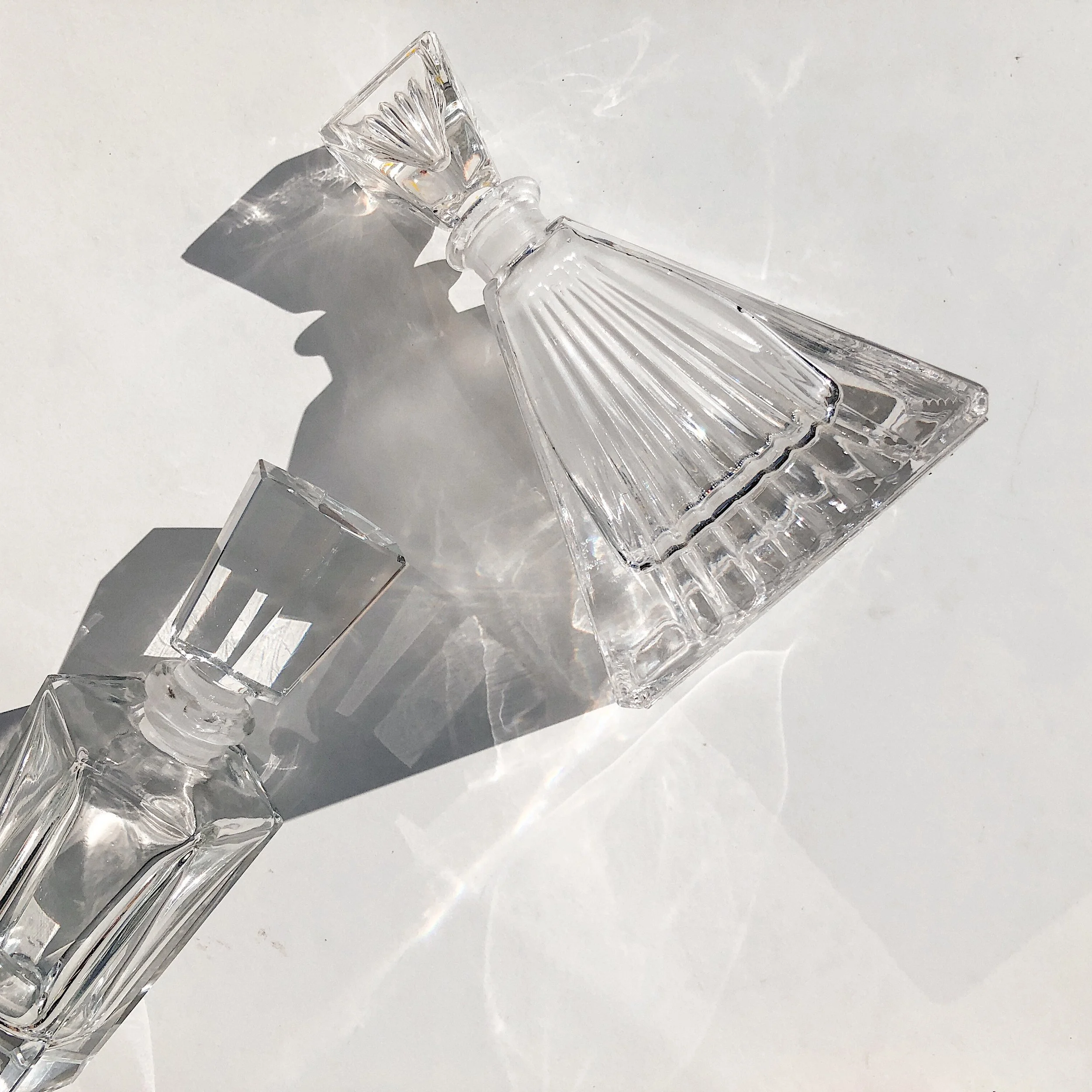 Vintage Pyramid Decanter