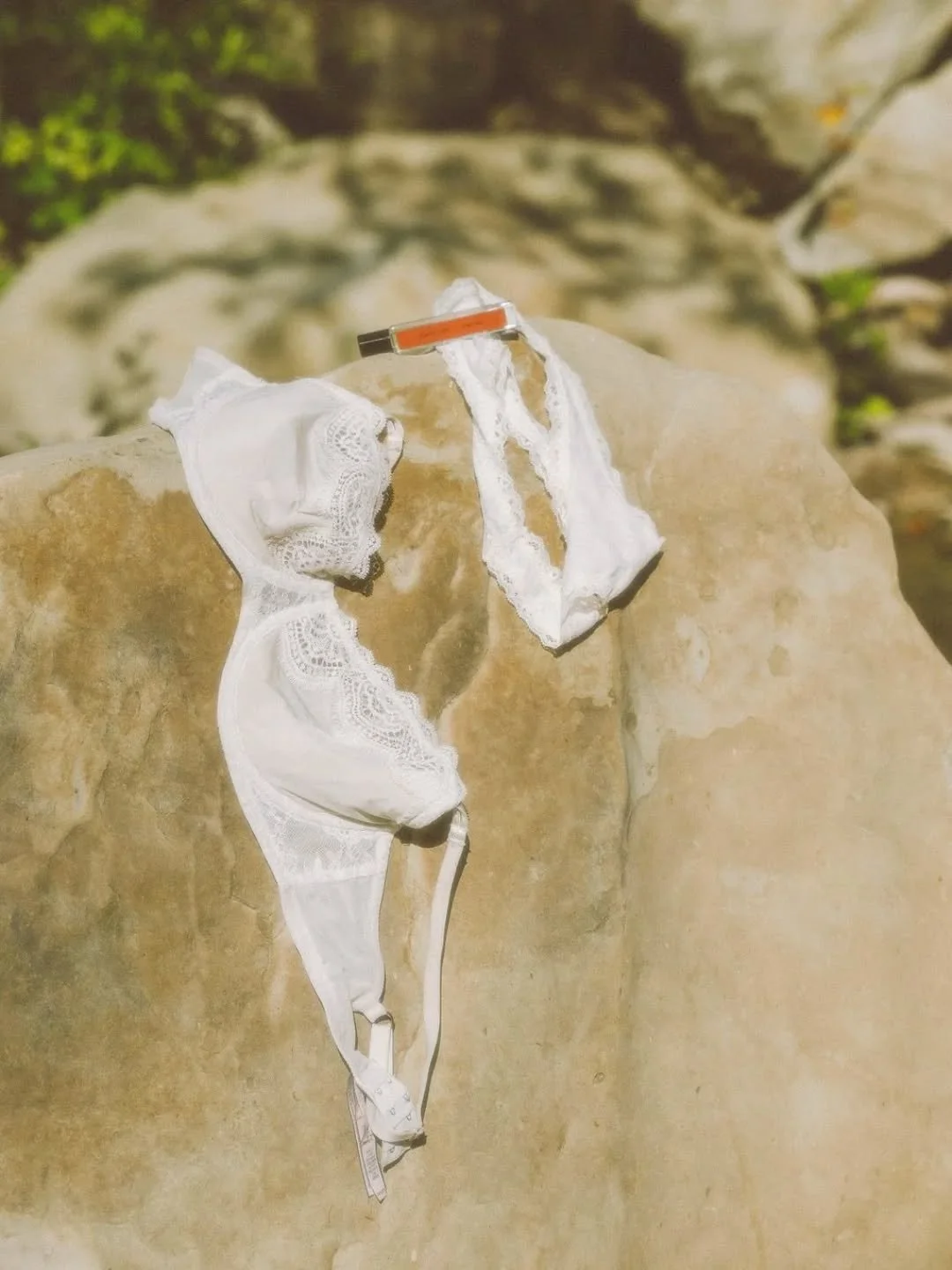 Sundays are for self lovers, roadside water holes, vintage La Perla, and swimming in your new favorite fragrance.