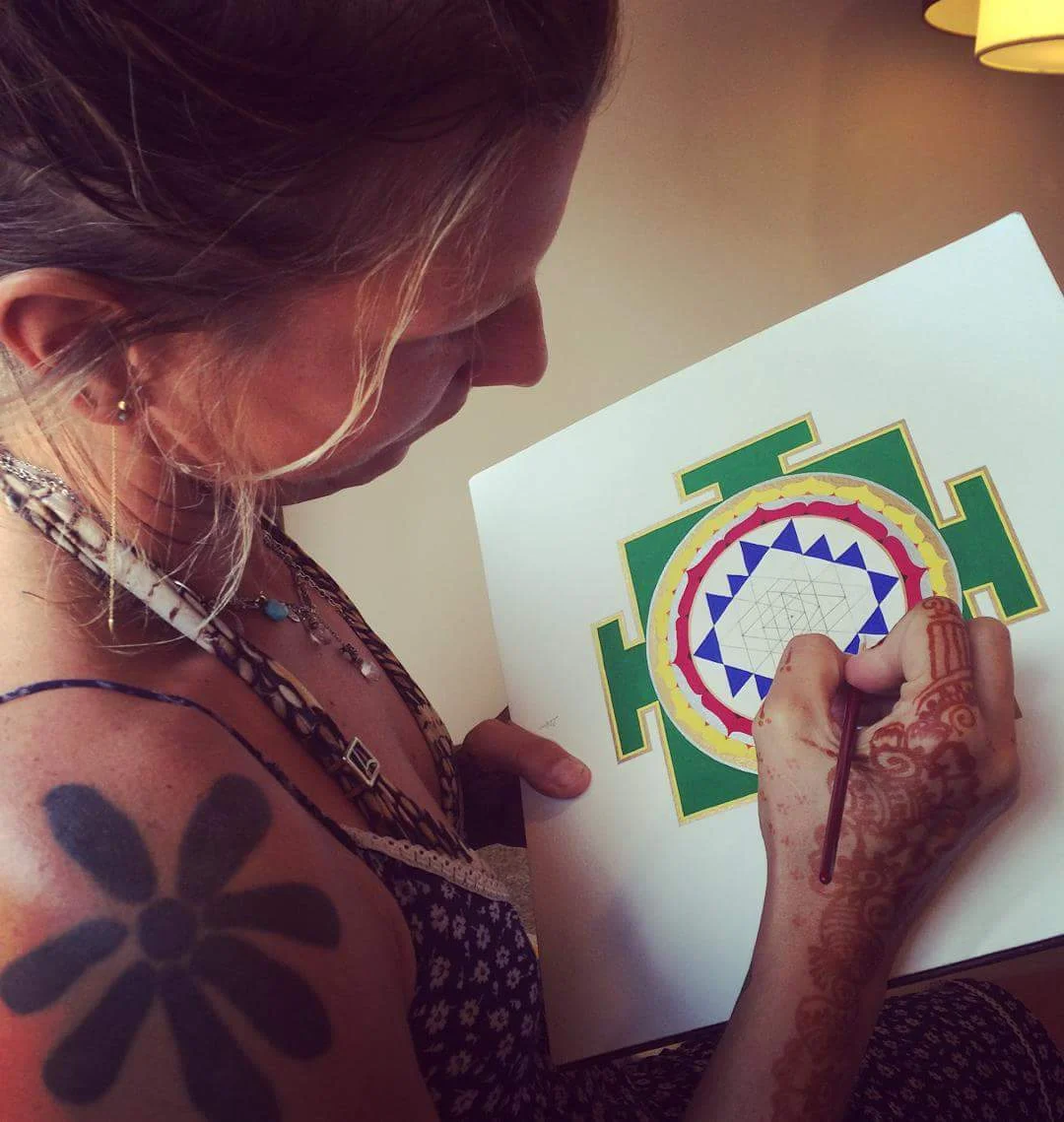 Sri Yantra Painting