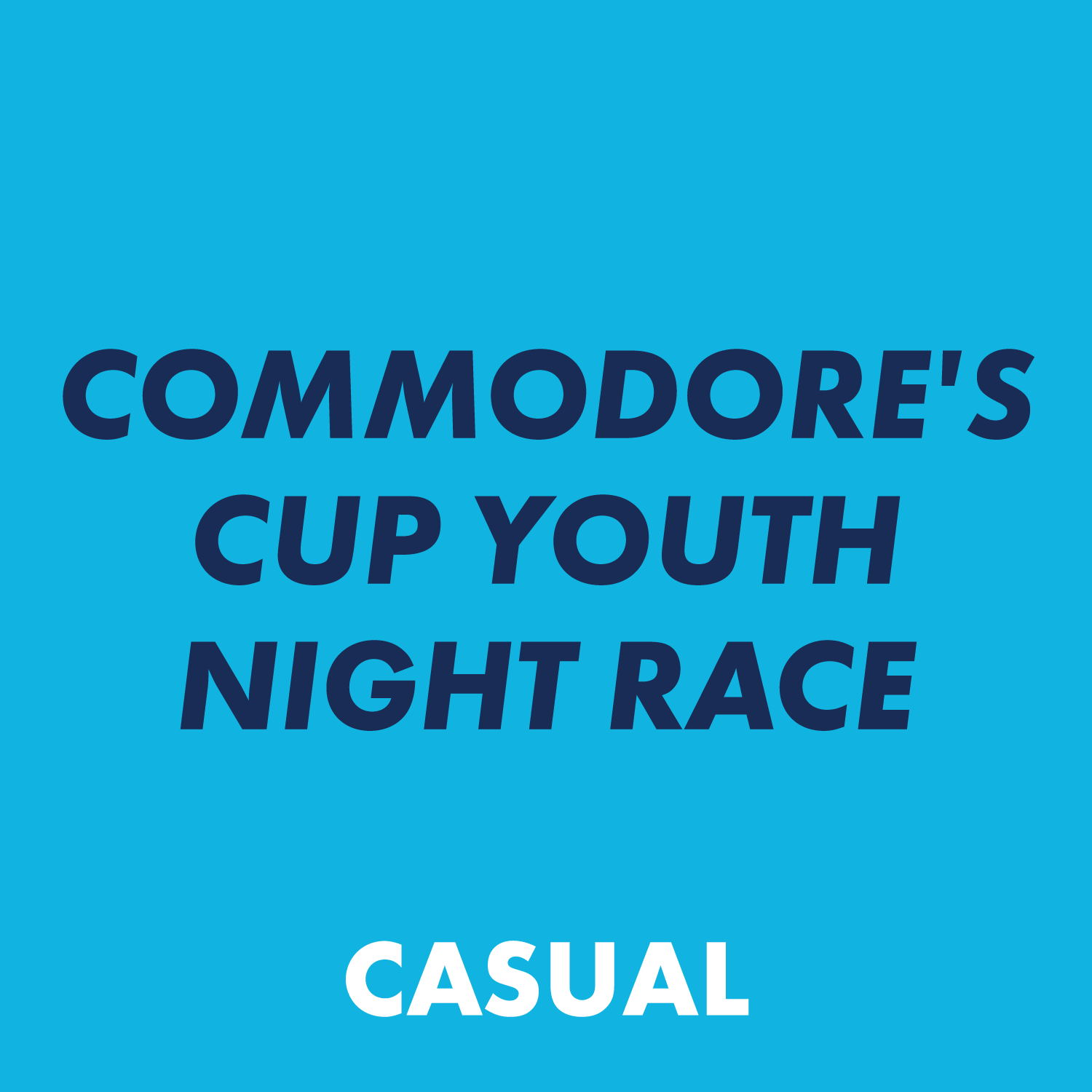 COMMODORE'S CUP YOUTH NIGHT RACE