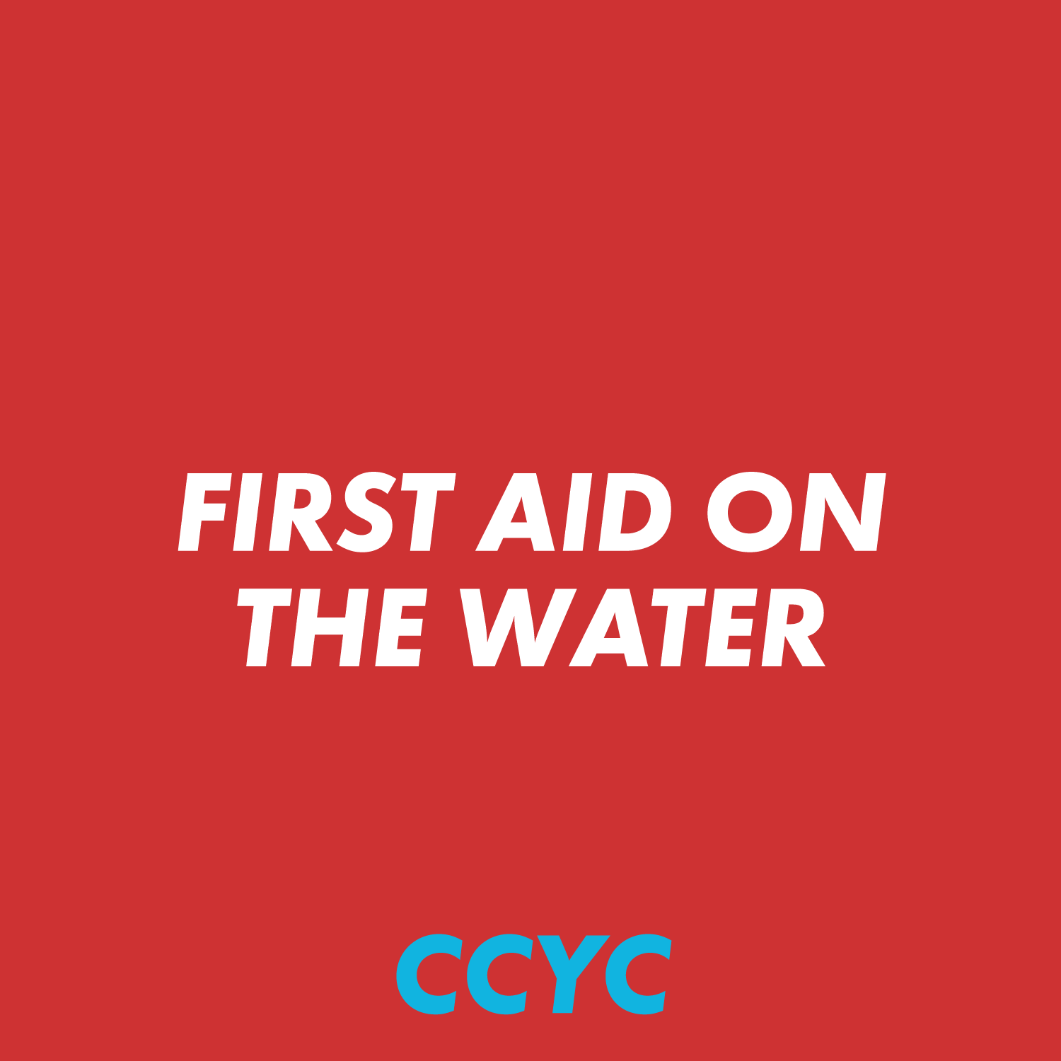 First Aid on the Water