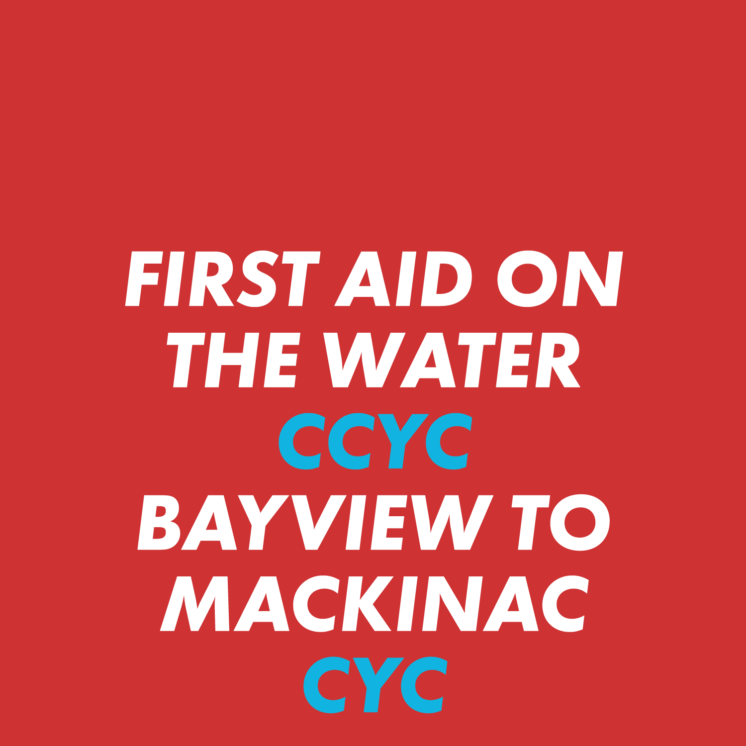 First Aid on the Water