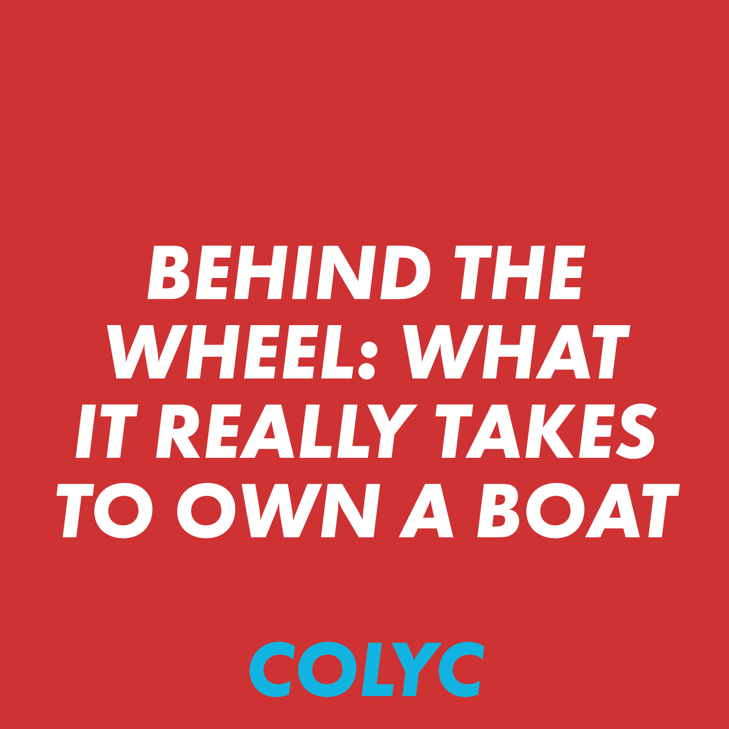 Behind the Wheel: What it Really Takes to Own a Boat