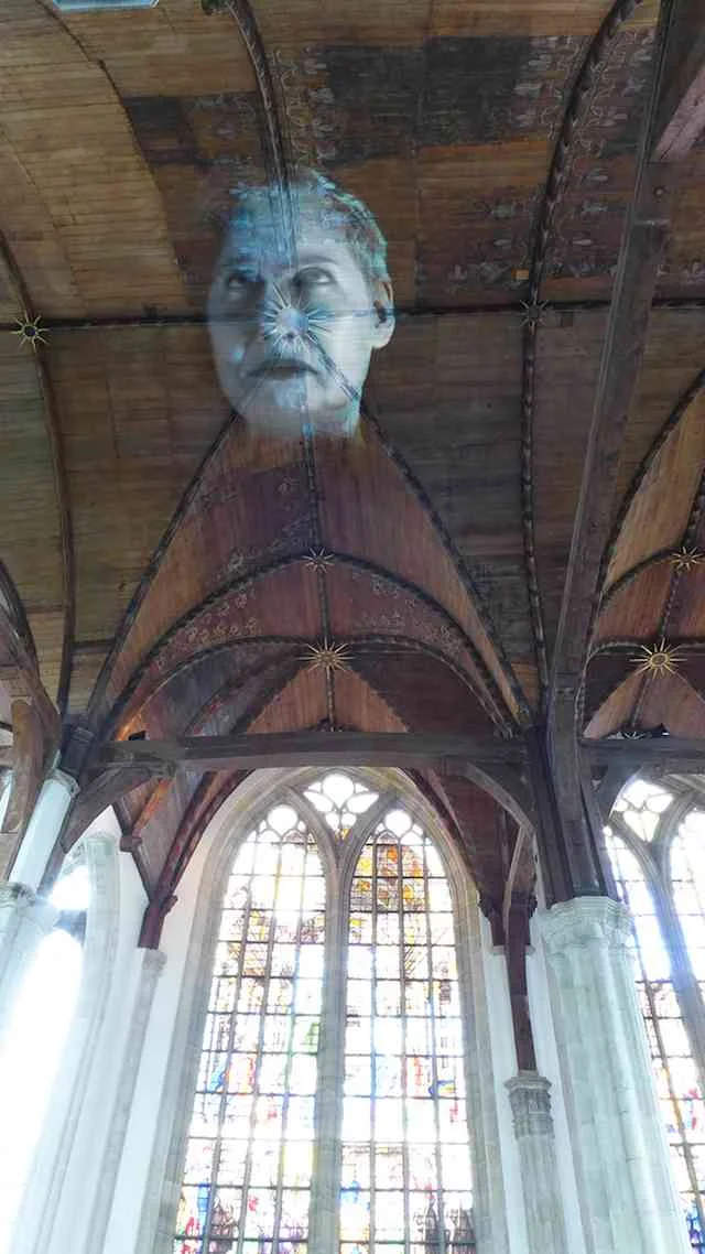 Oude Kerk, Tony Oursler, 2014