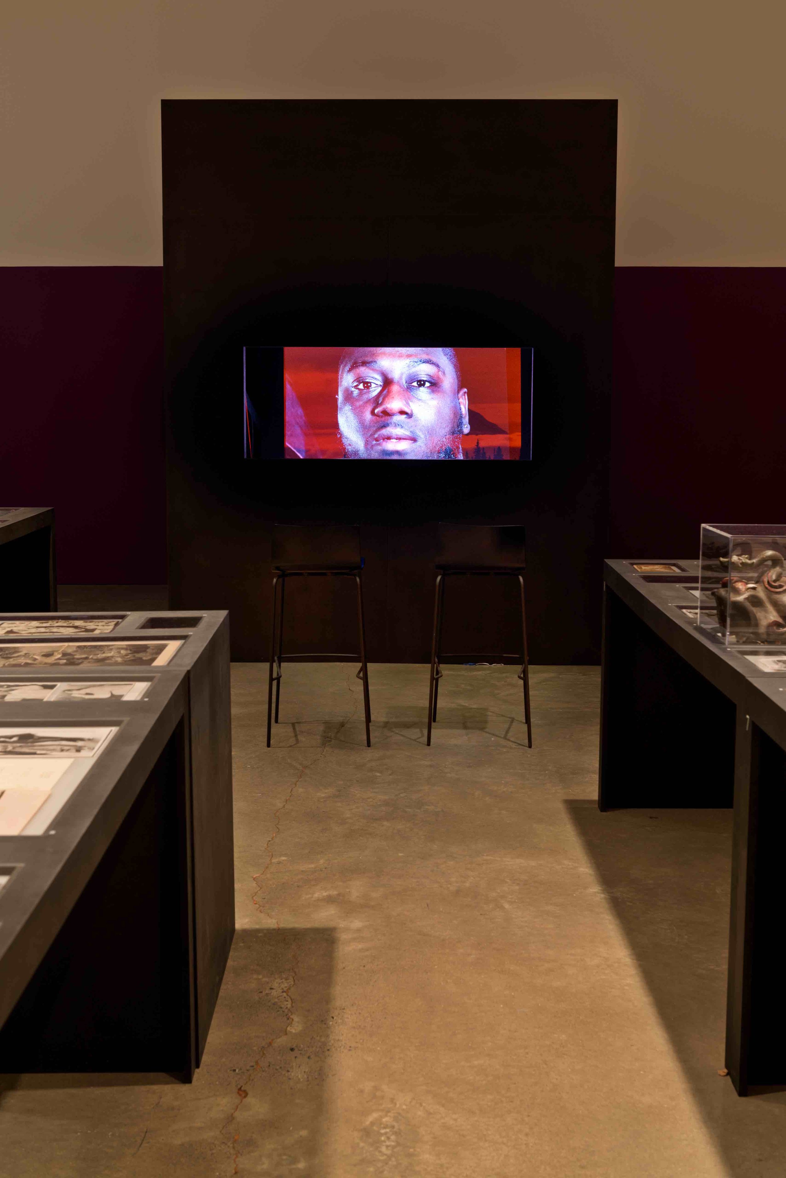 Installation View - Le Volcan film